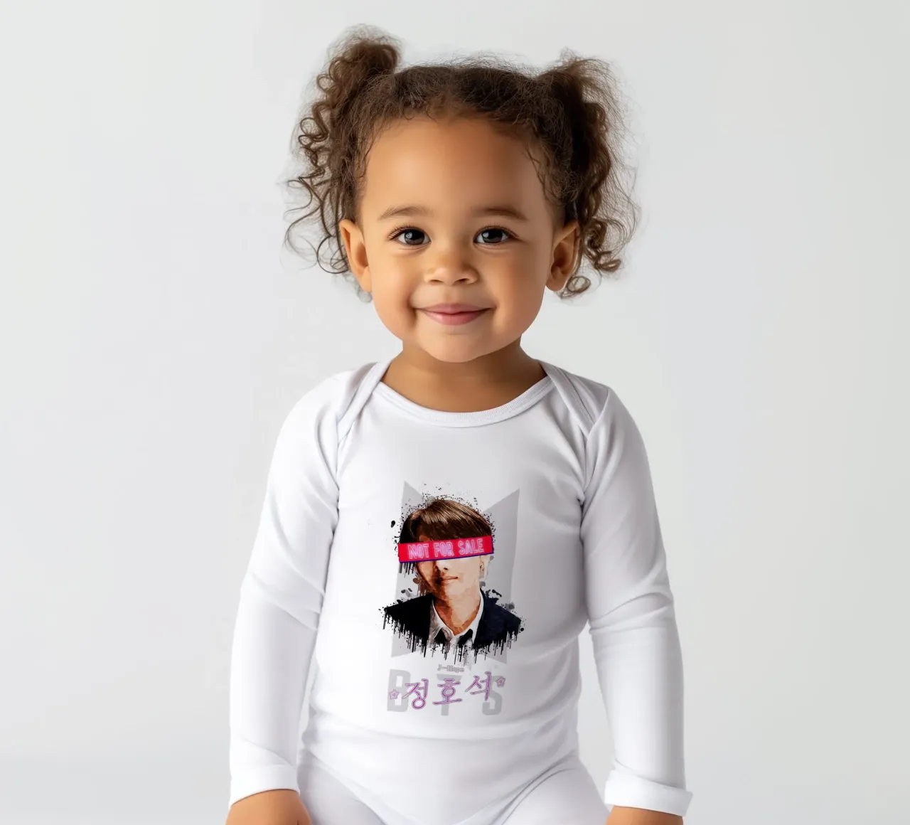 J-Hope Not for sale long-sleeve baby romper by Gunawan Rb
