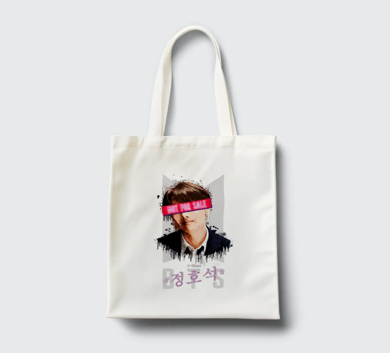 J-Hope Not for sale tote bag by Gunawan Rb