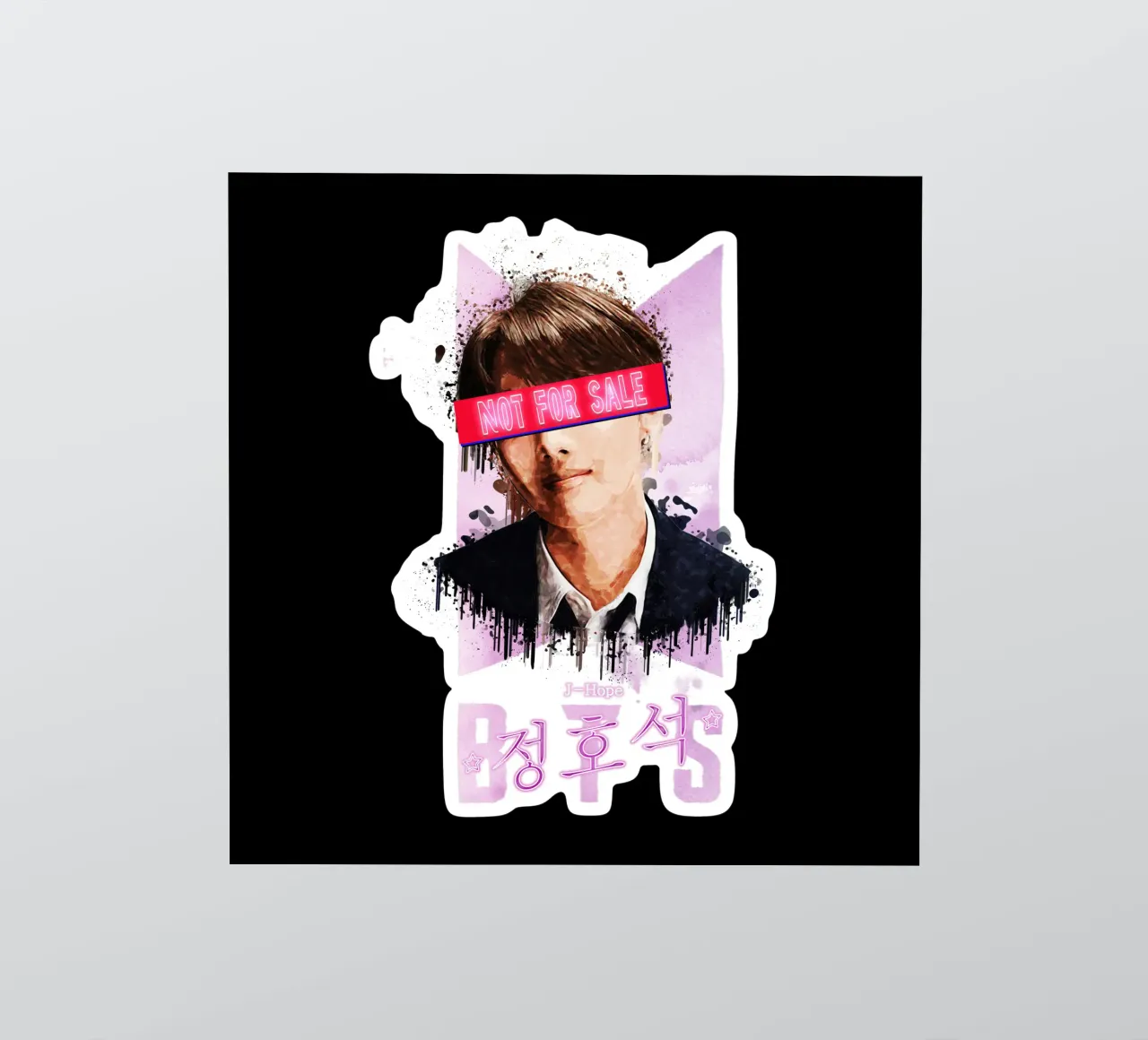 J-Hope Not for sale sticker by Gunawan Rb