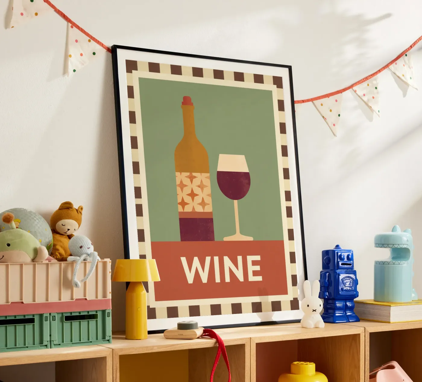 Wine star poster by Lenka
