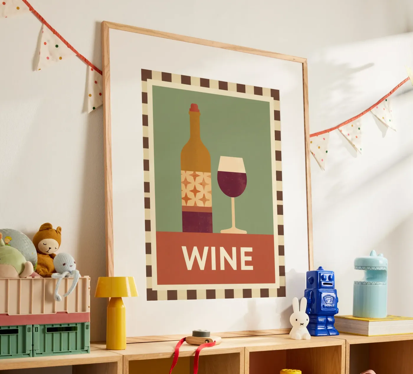 Wine star poster by Lenka