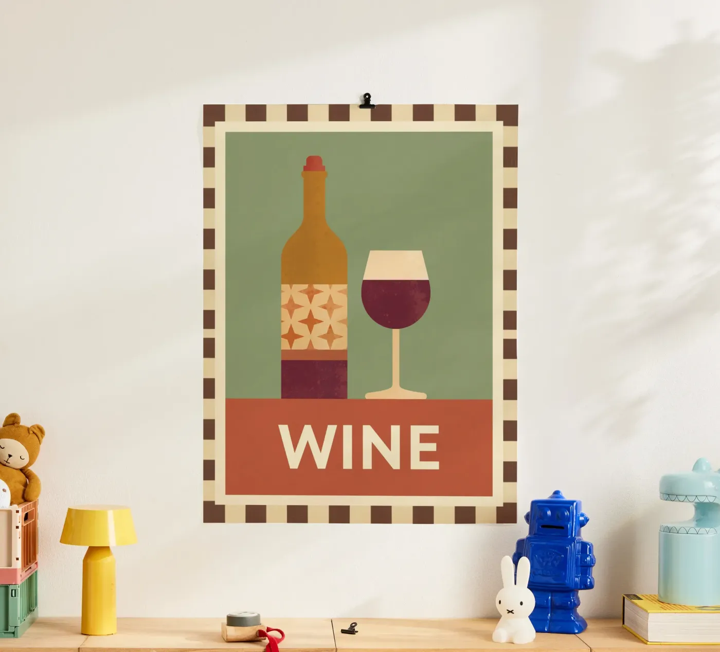 Wine star poster by Lenka