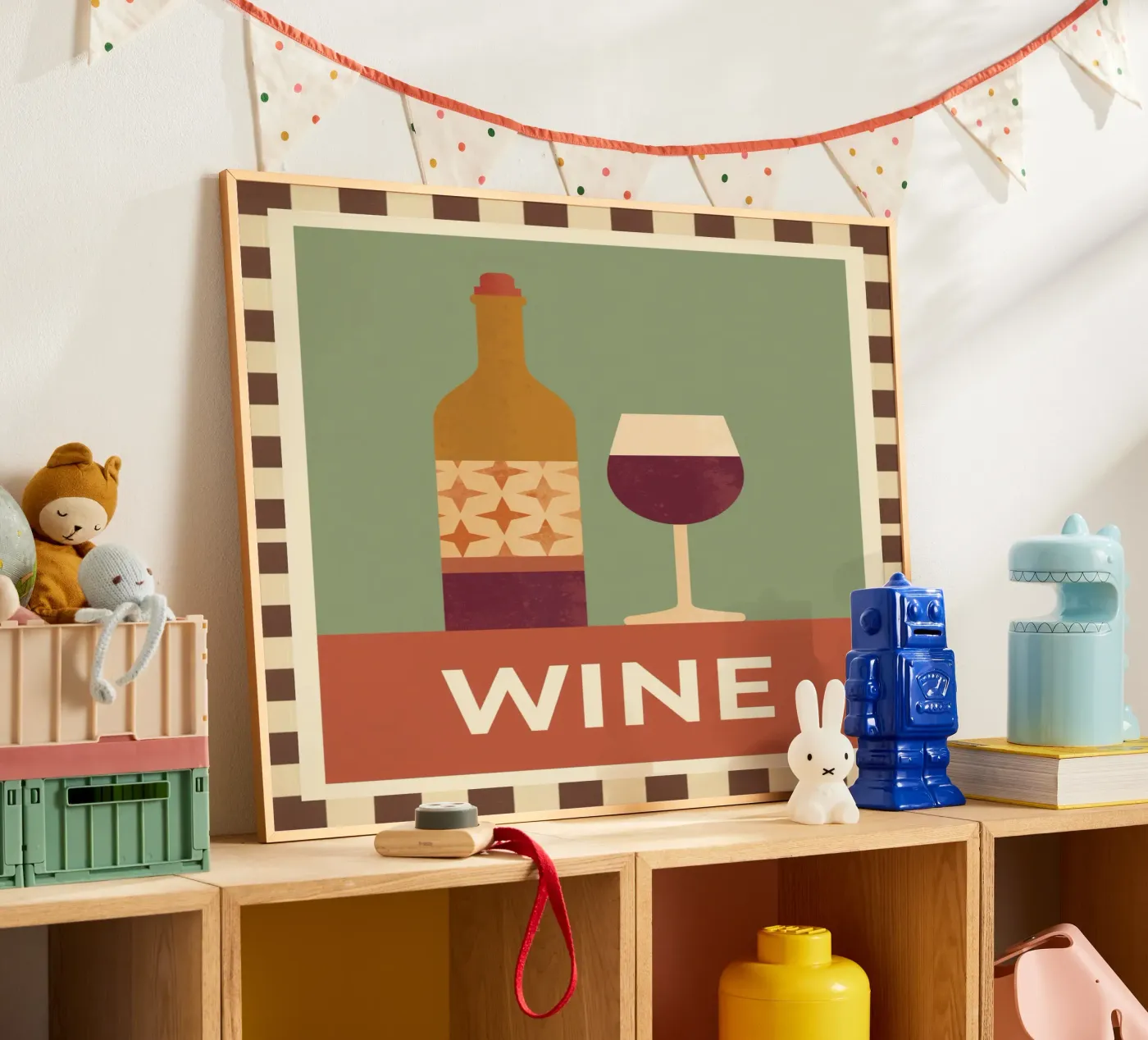Wine star poster by Lenka