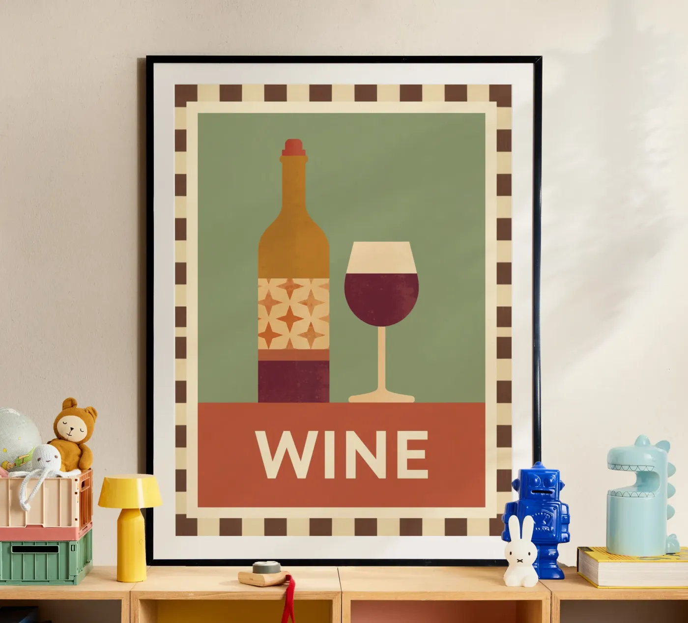 Wine star poster by Lenka
