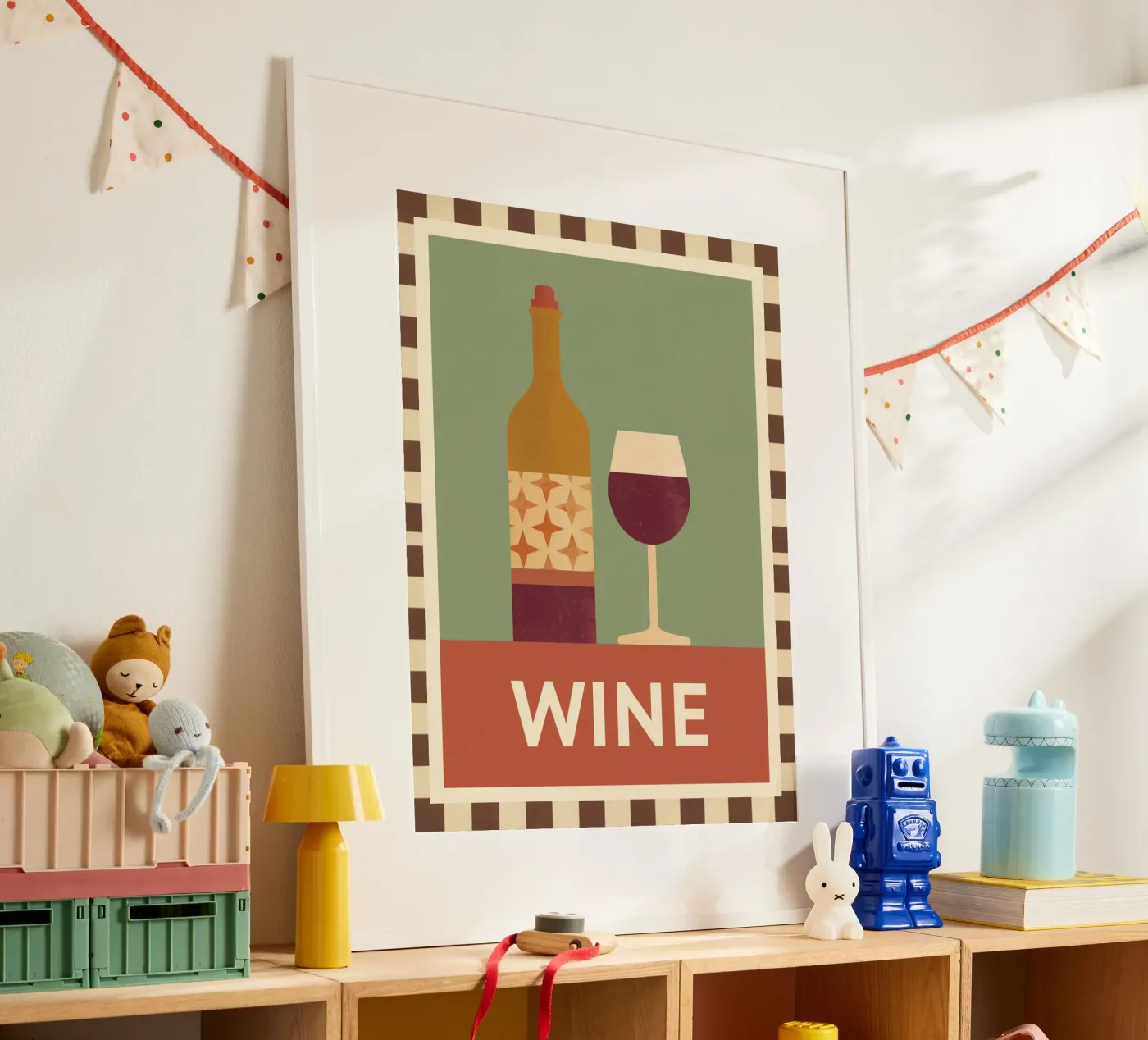 Wine star poster by Lenka