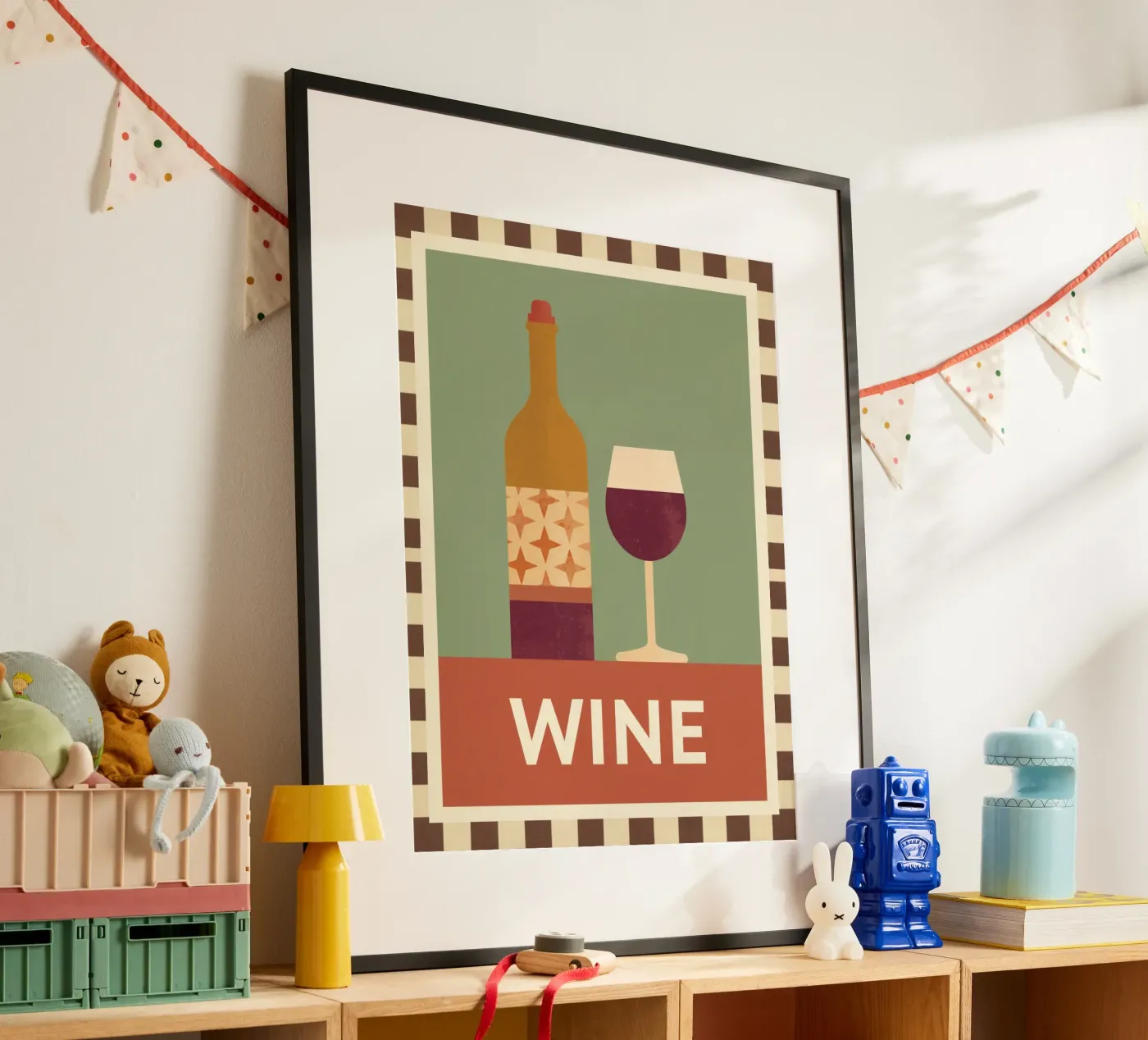 Wine star poster by Lenka