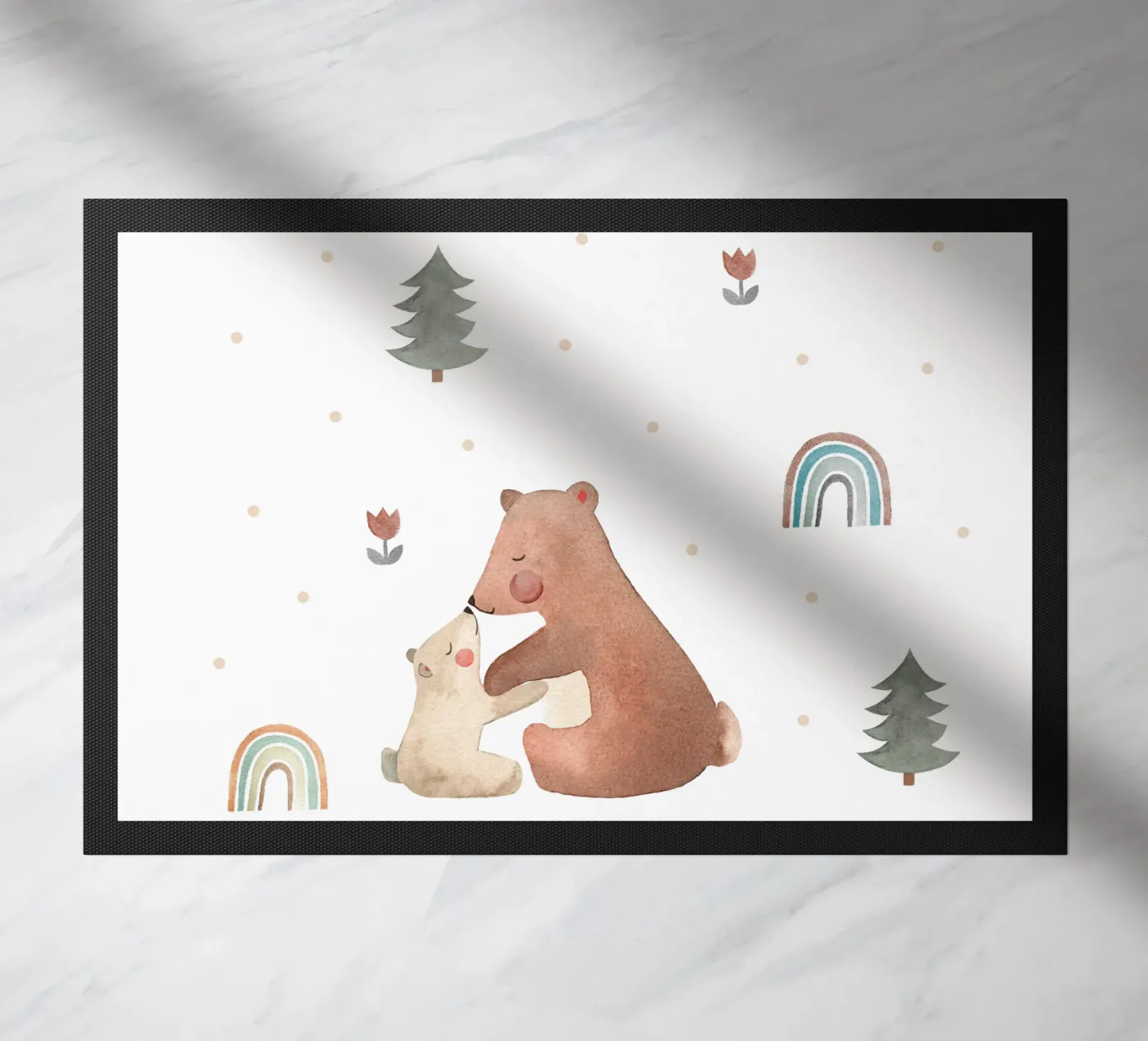 Bear love doormat by Sabrina Ziegenhorn