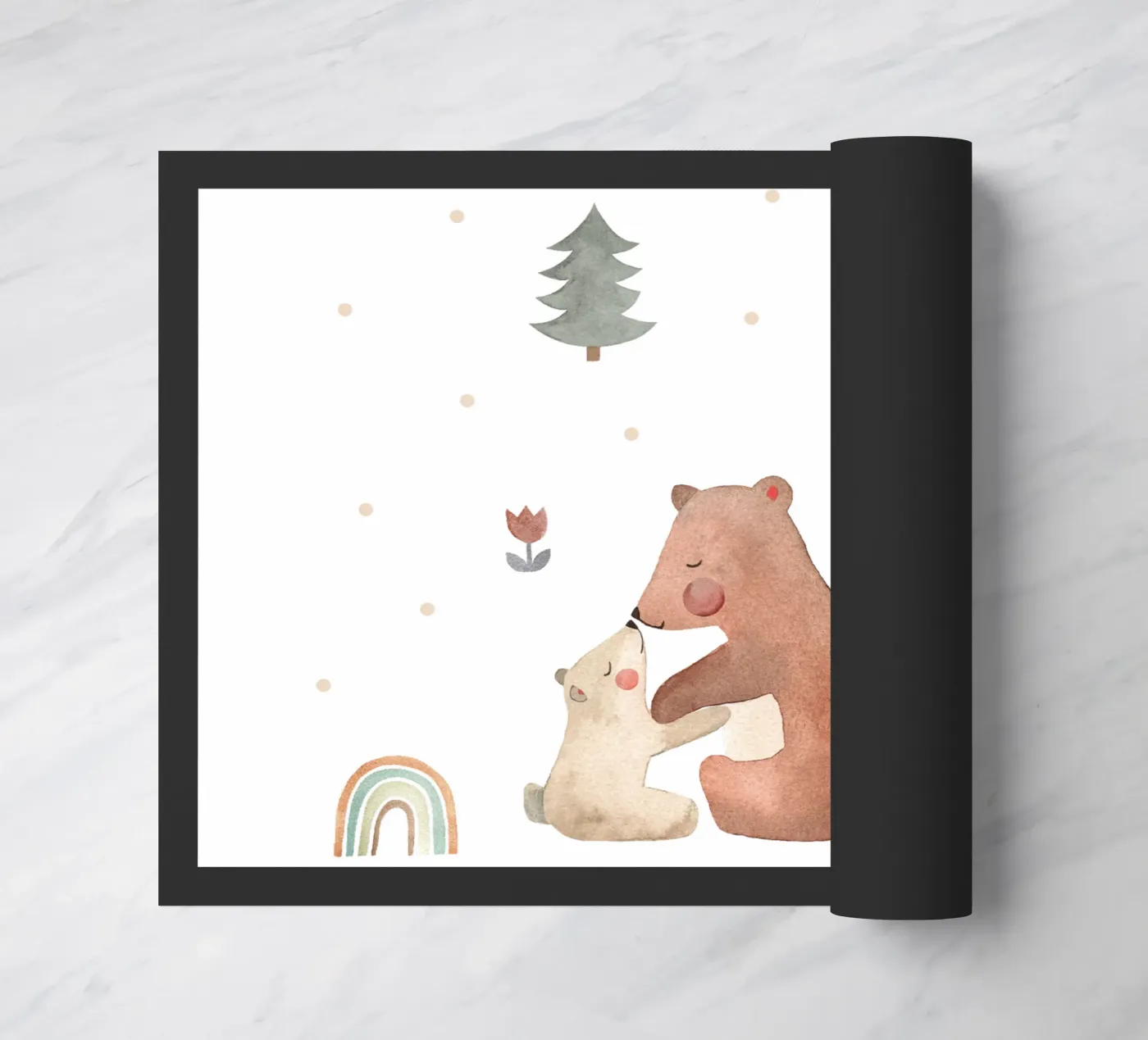 Bear love doormat by Sabrina Ziegenhorn