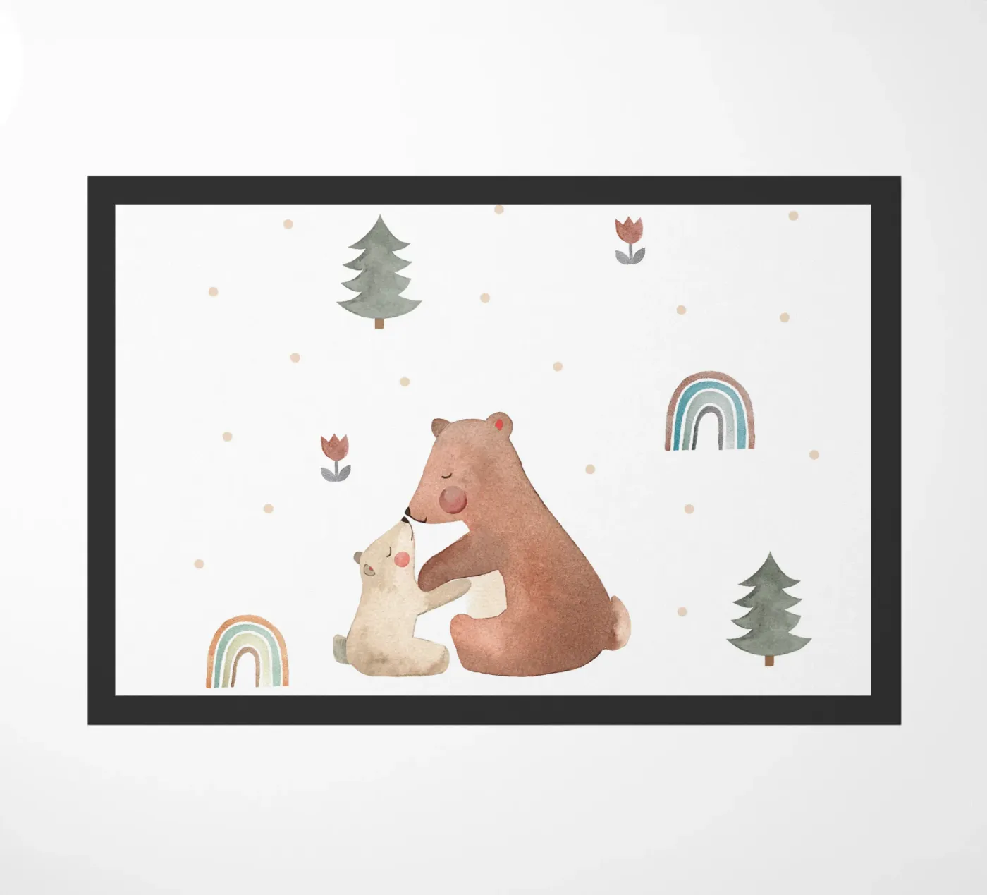 Bear love doormat by Sabrina Ziegenhorn