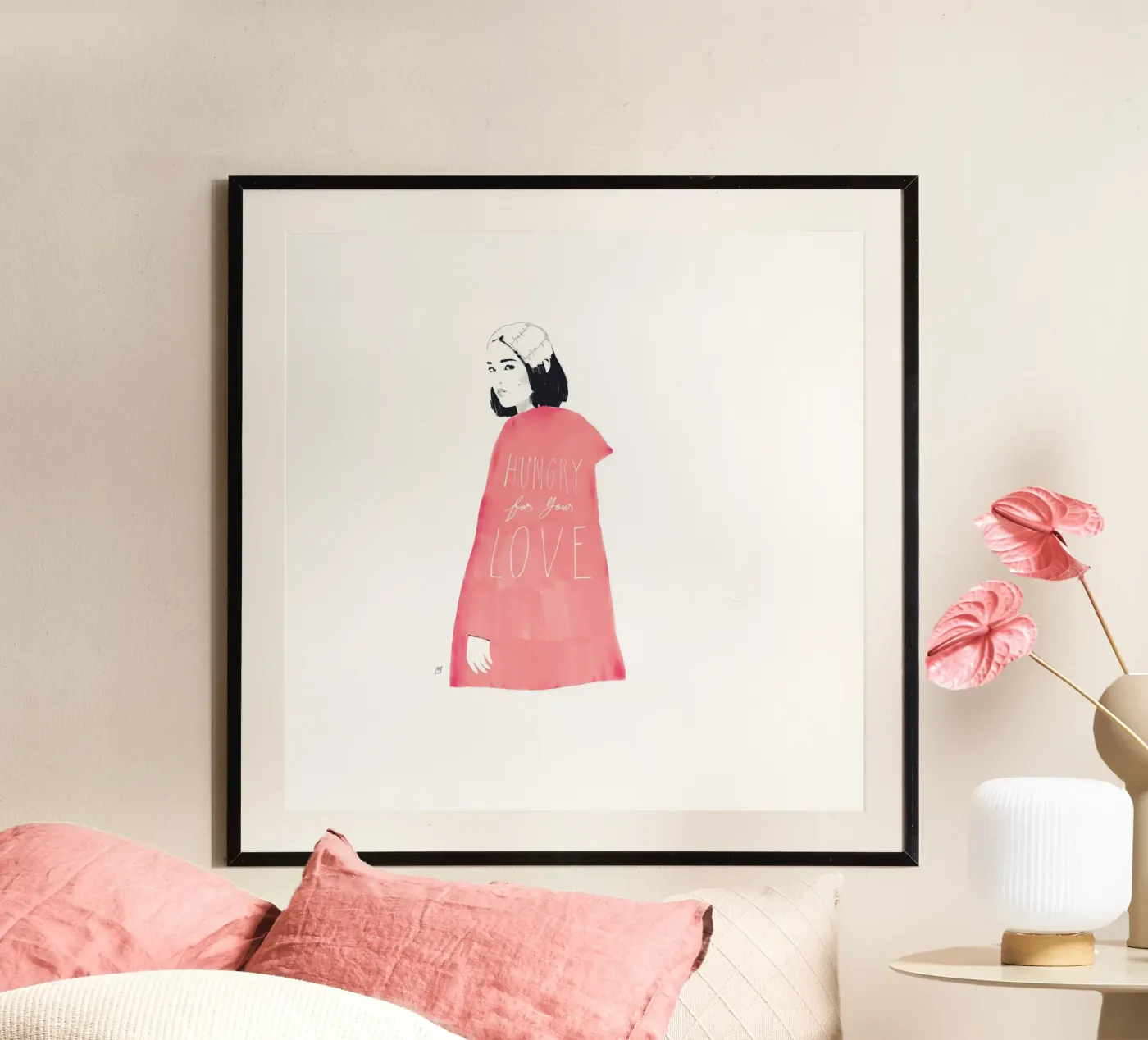 Hungry For Your Love Poster von Manuel Rebollo