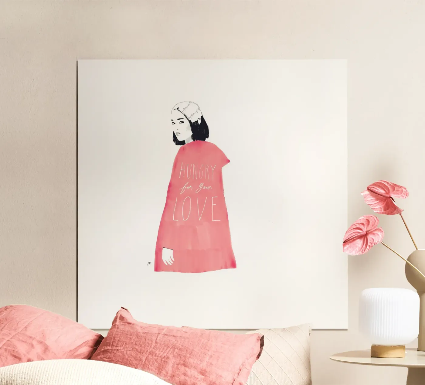 Hungry For Your Love Poster von Manuel Rebollo