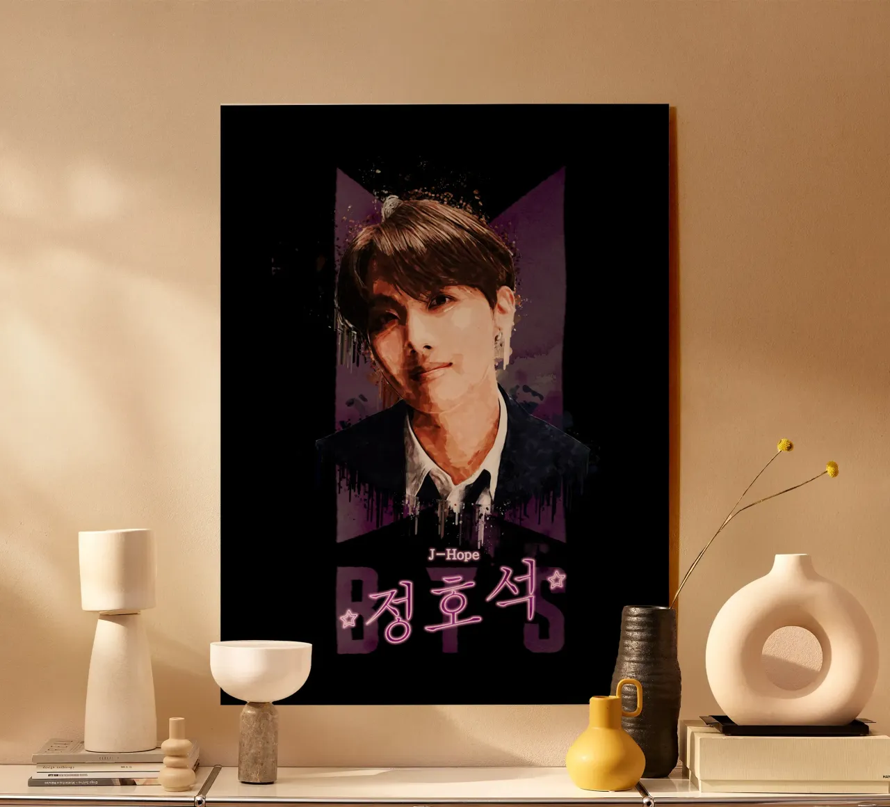 J-Hope - BTS plexiglass da Gunawan Rb