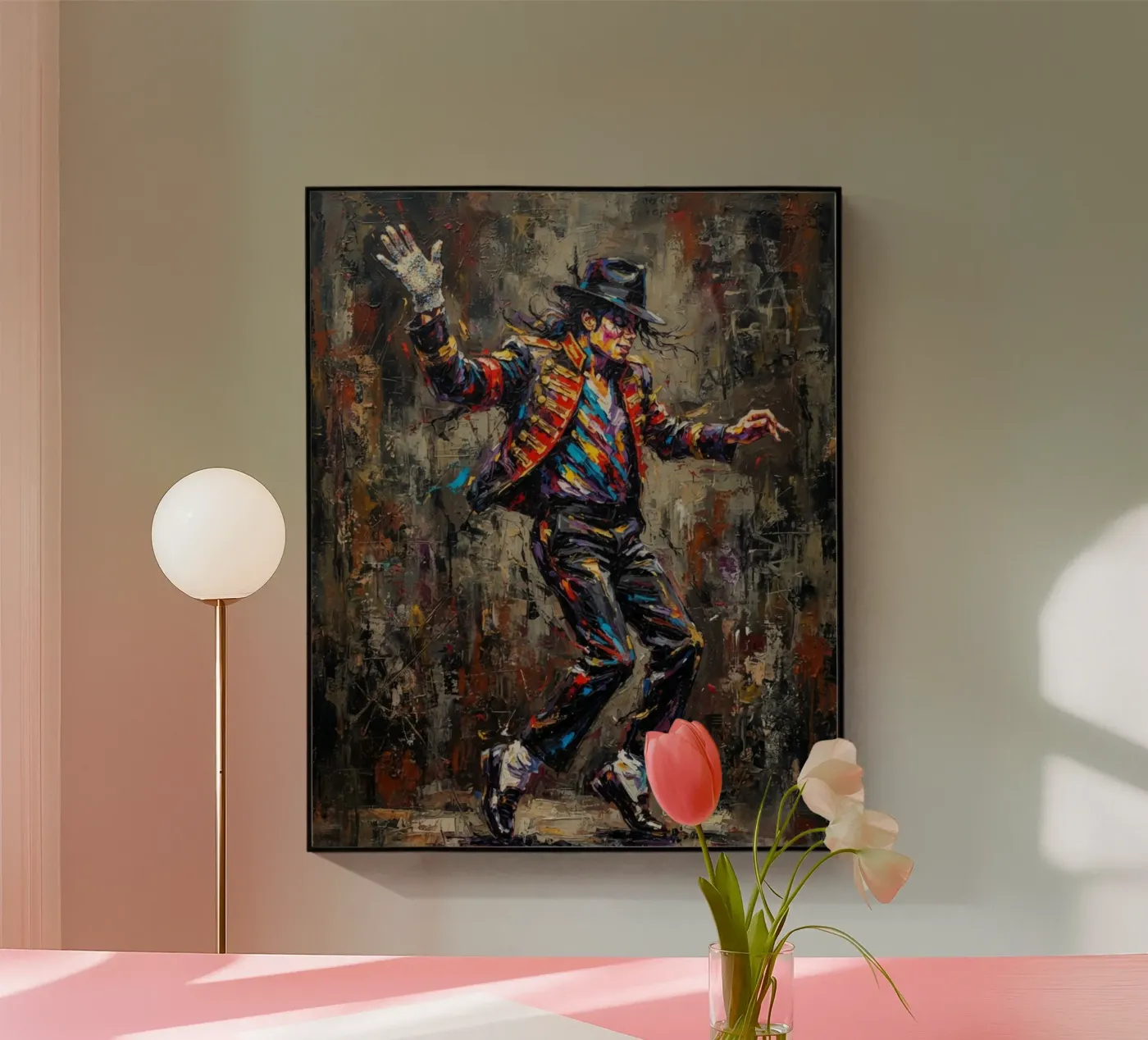 Michael Jackson: sintesi plexiglass da Darah Juang