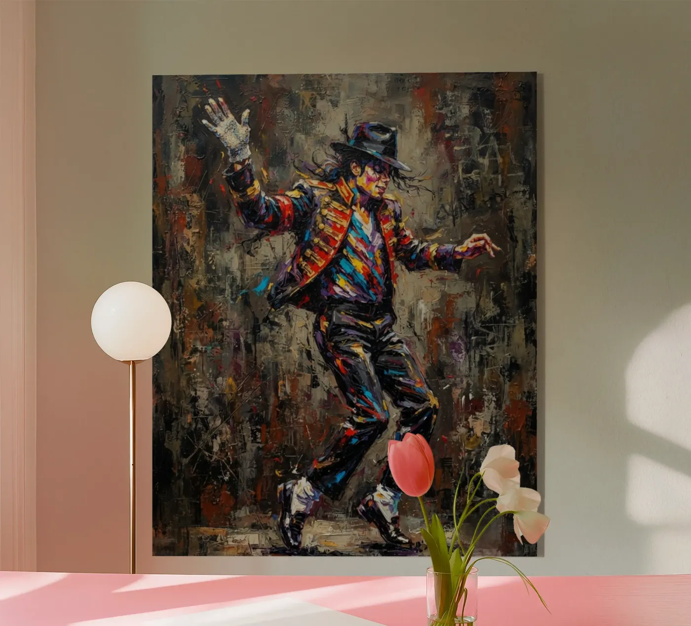 Michael Jackson: sintesi plexiglass da Darah Juang