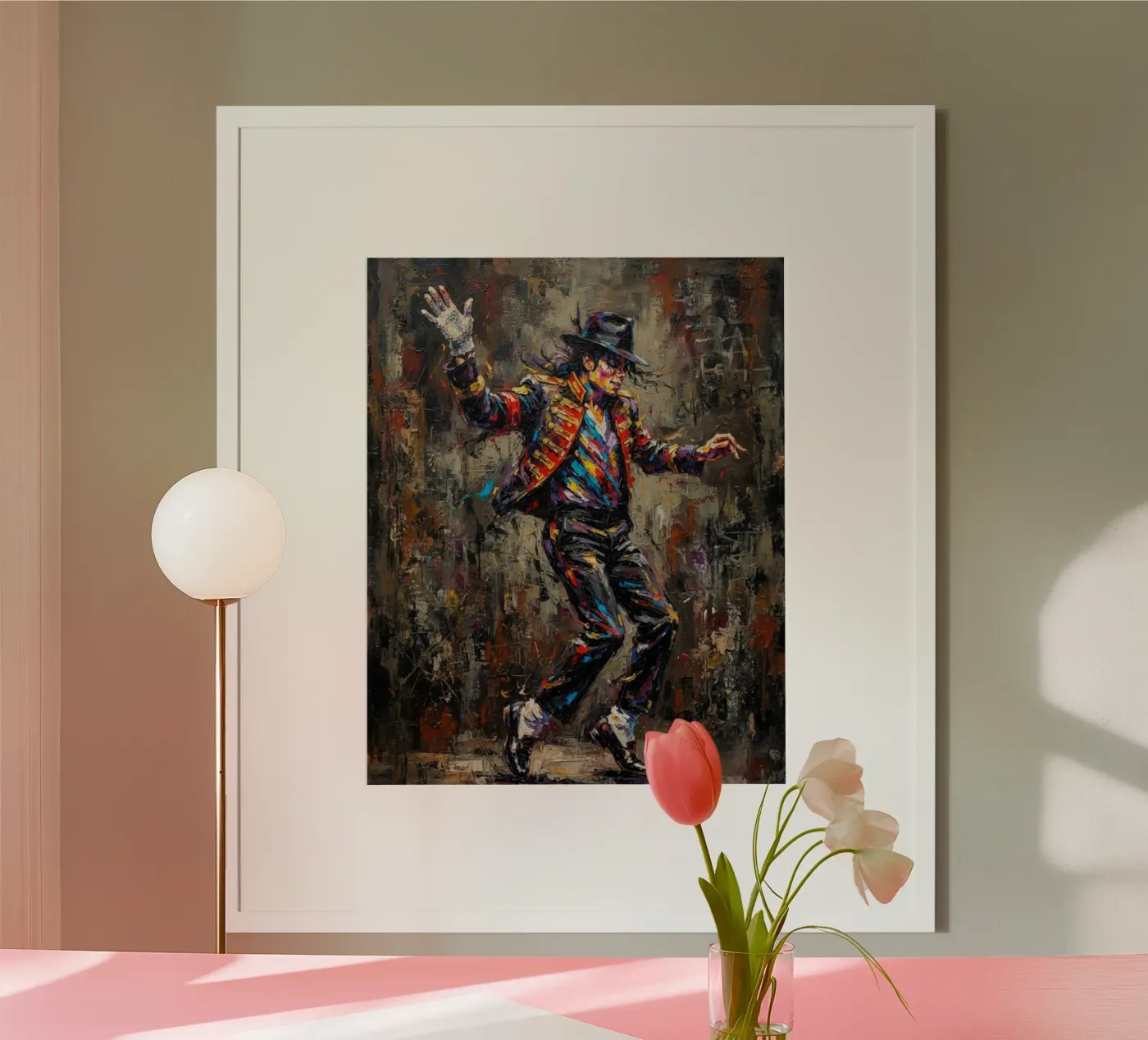 Michael Jackson abstract poster by Darah Juang