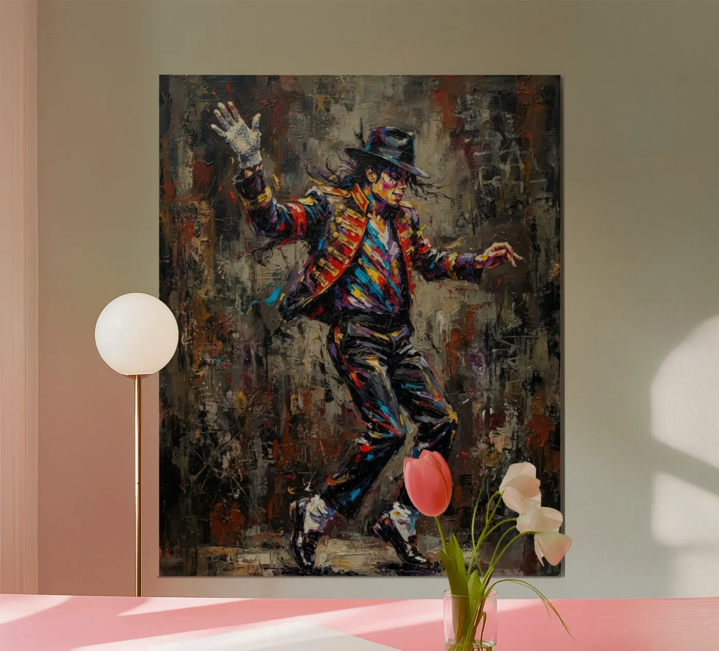 Michael Jackson abstract poster by Darah Juang