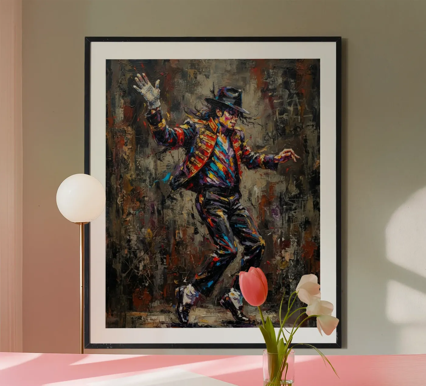 Michael Jackson abstract poster by Darah Juang