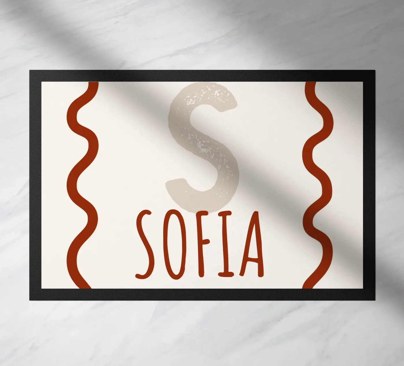 NAME - EDITABLE doormat by zeriayam arts