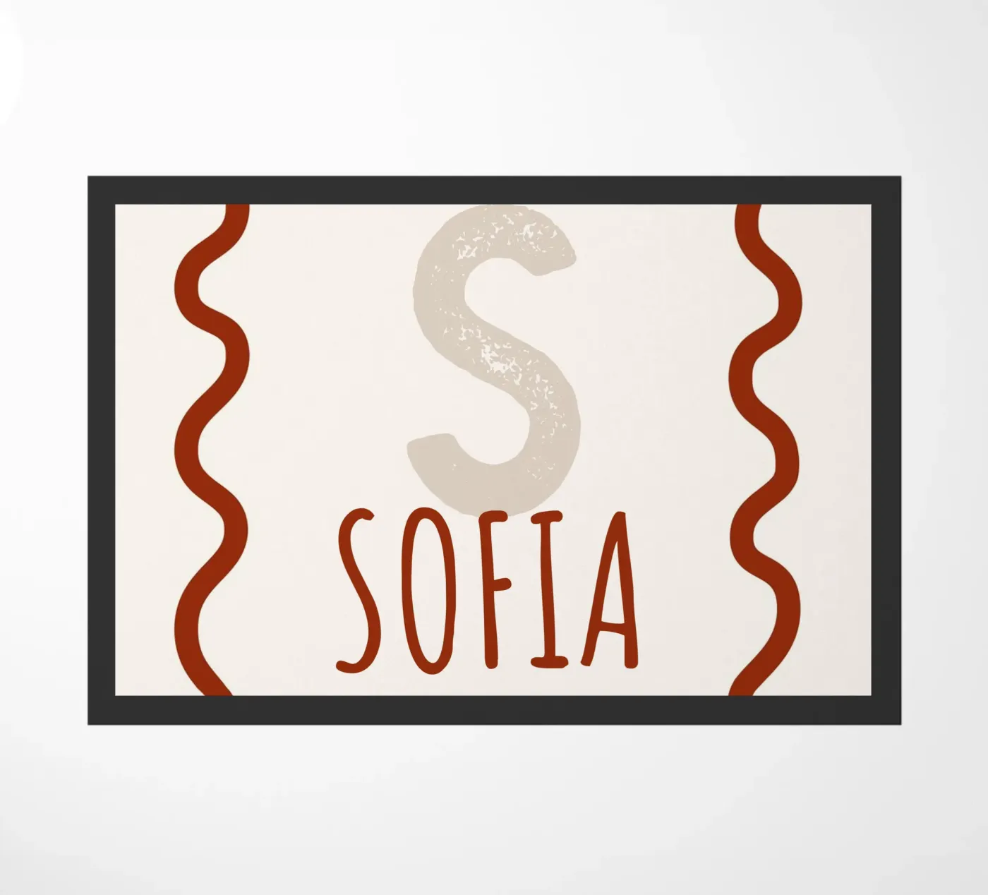 NAME - EDITABLE doormat by zeriayam arts