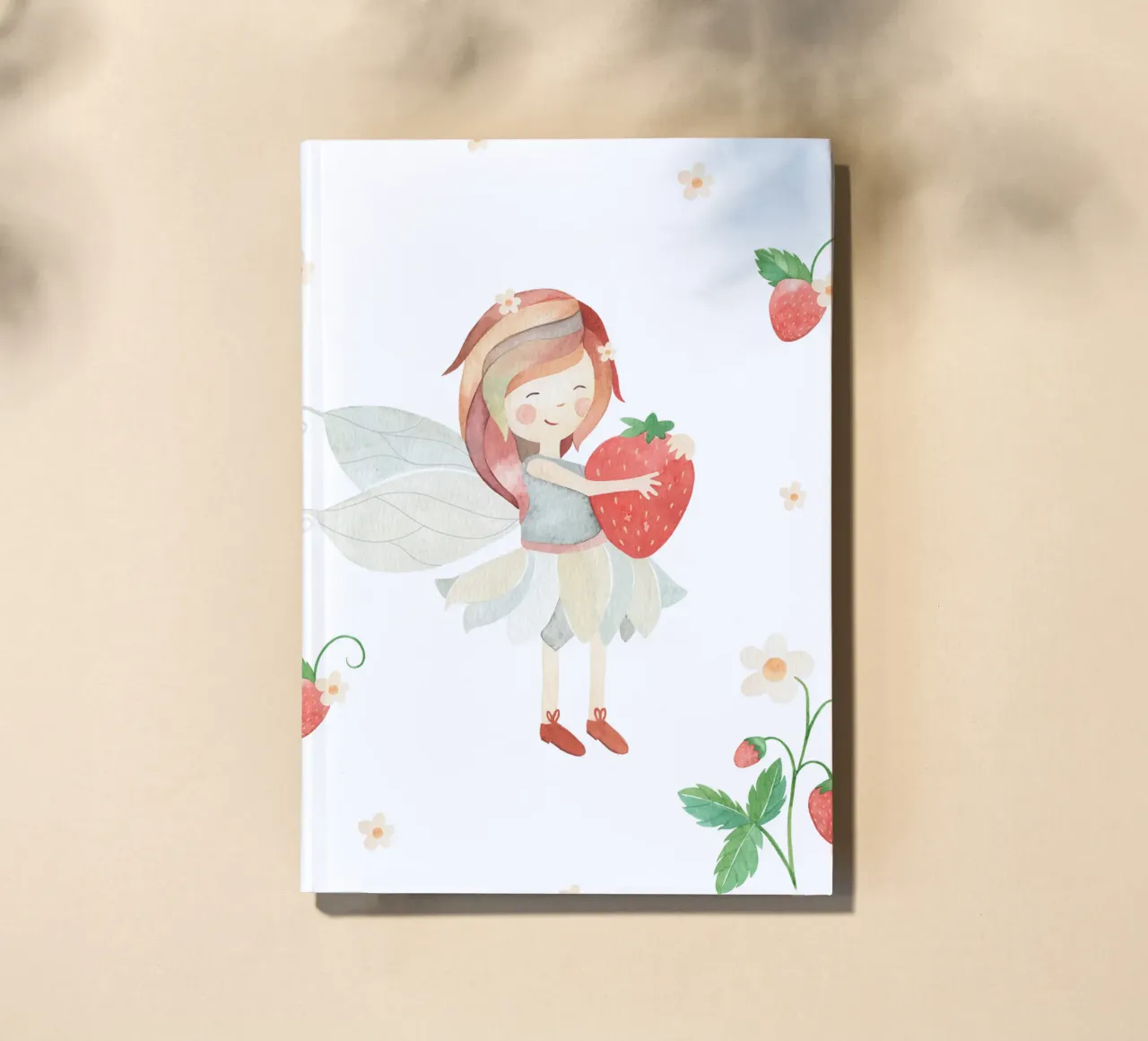 Strawberry girl notebook by Sabrina Ziegenhorn