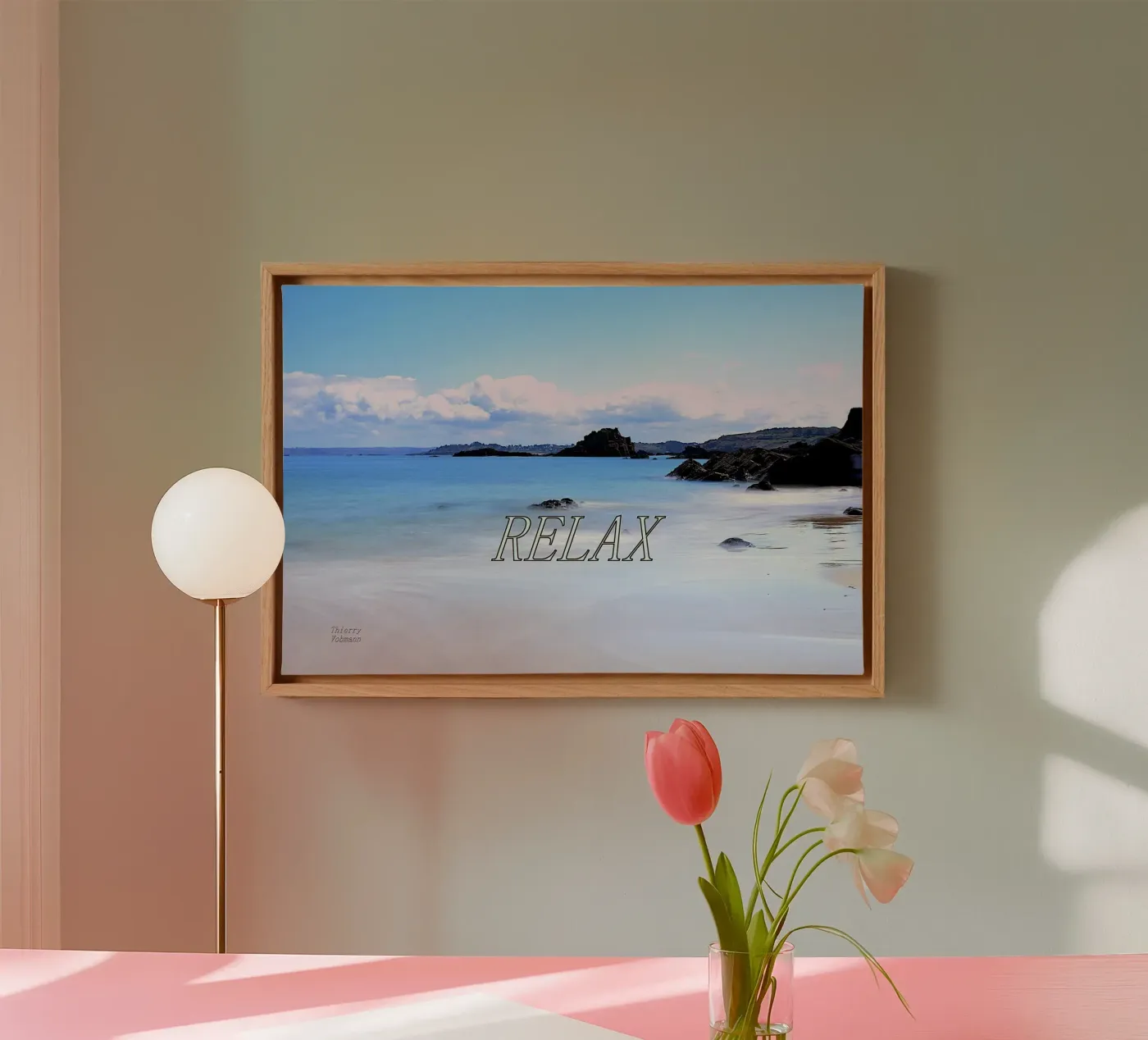 ONTSPAN canvas van TYPOGRAPHY AND GENERATED BY AI