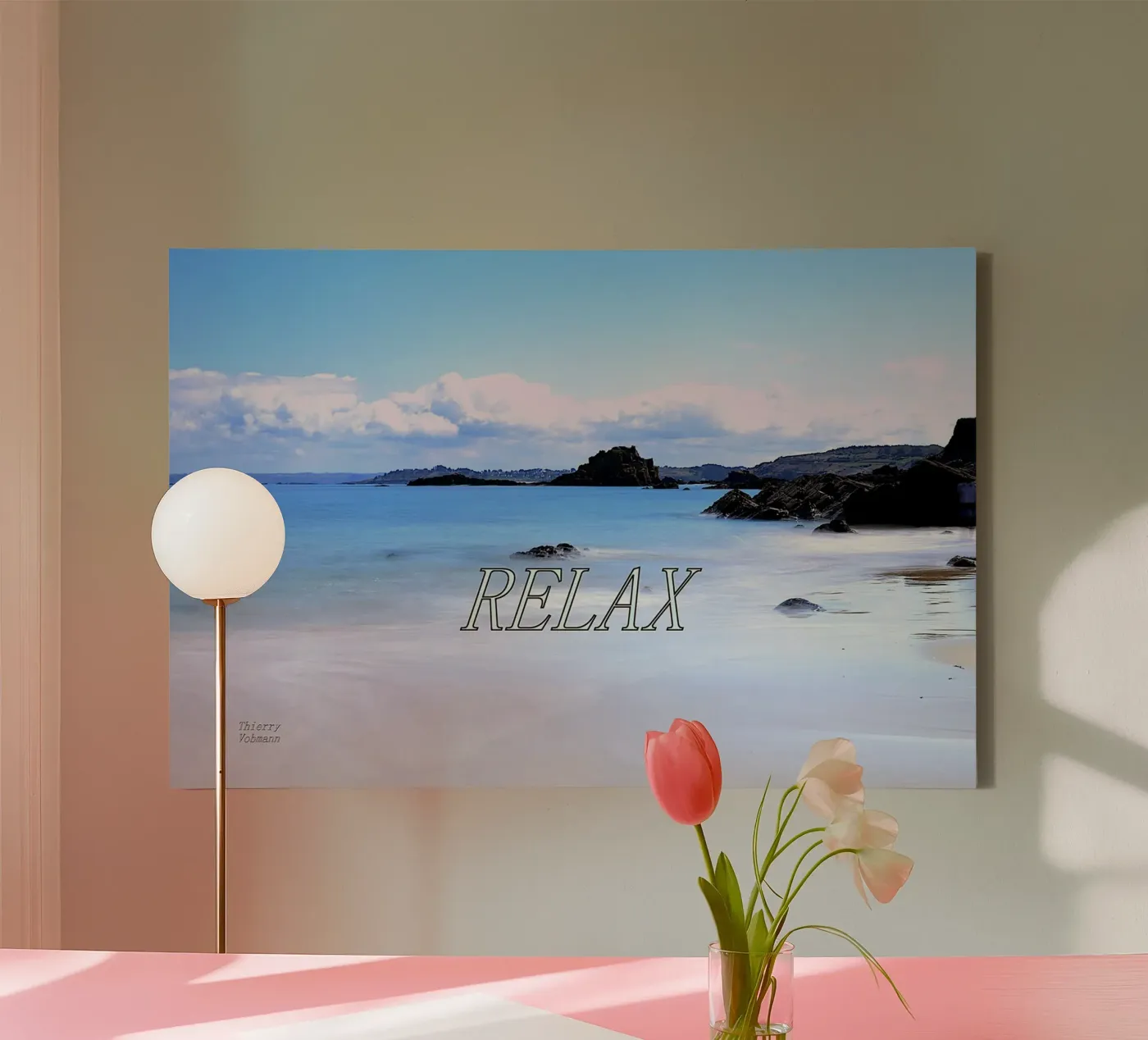 ONTSPAN canvas van TYPOGRAPHY AND GENERATED BY AI