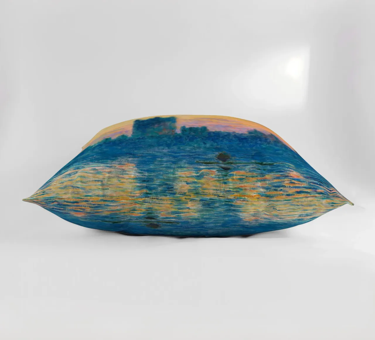 Claude Monet - Il Palazzo del Parlamento, tramonto cuscino da William Store