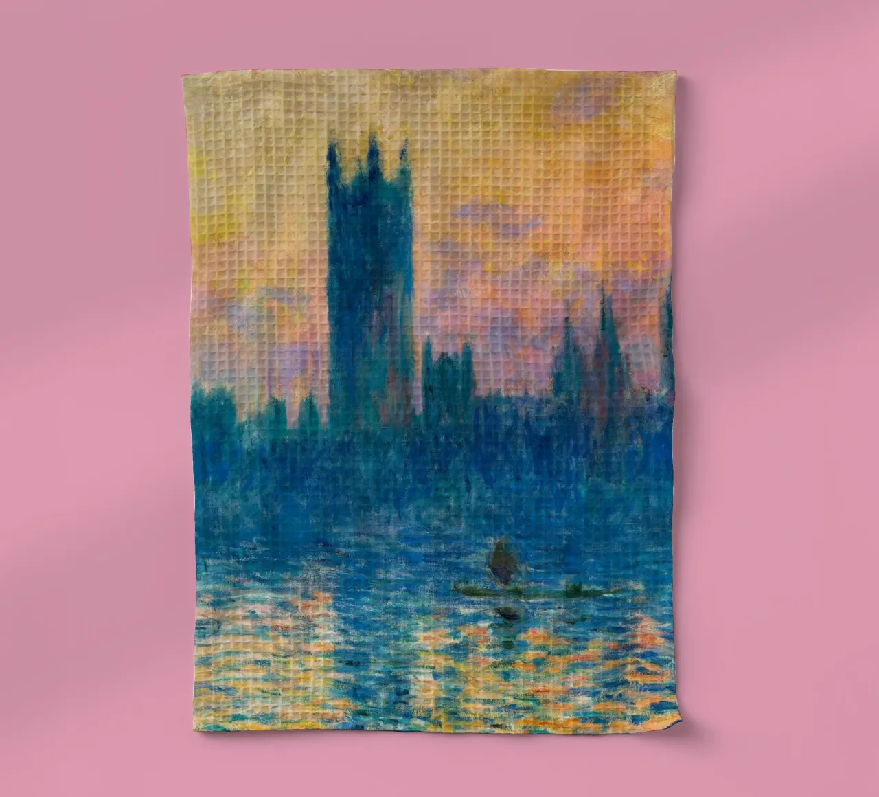 Claude Monet - Il Palazzo del Parlamento, tramonto canovaccio da cucina da William Store