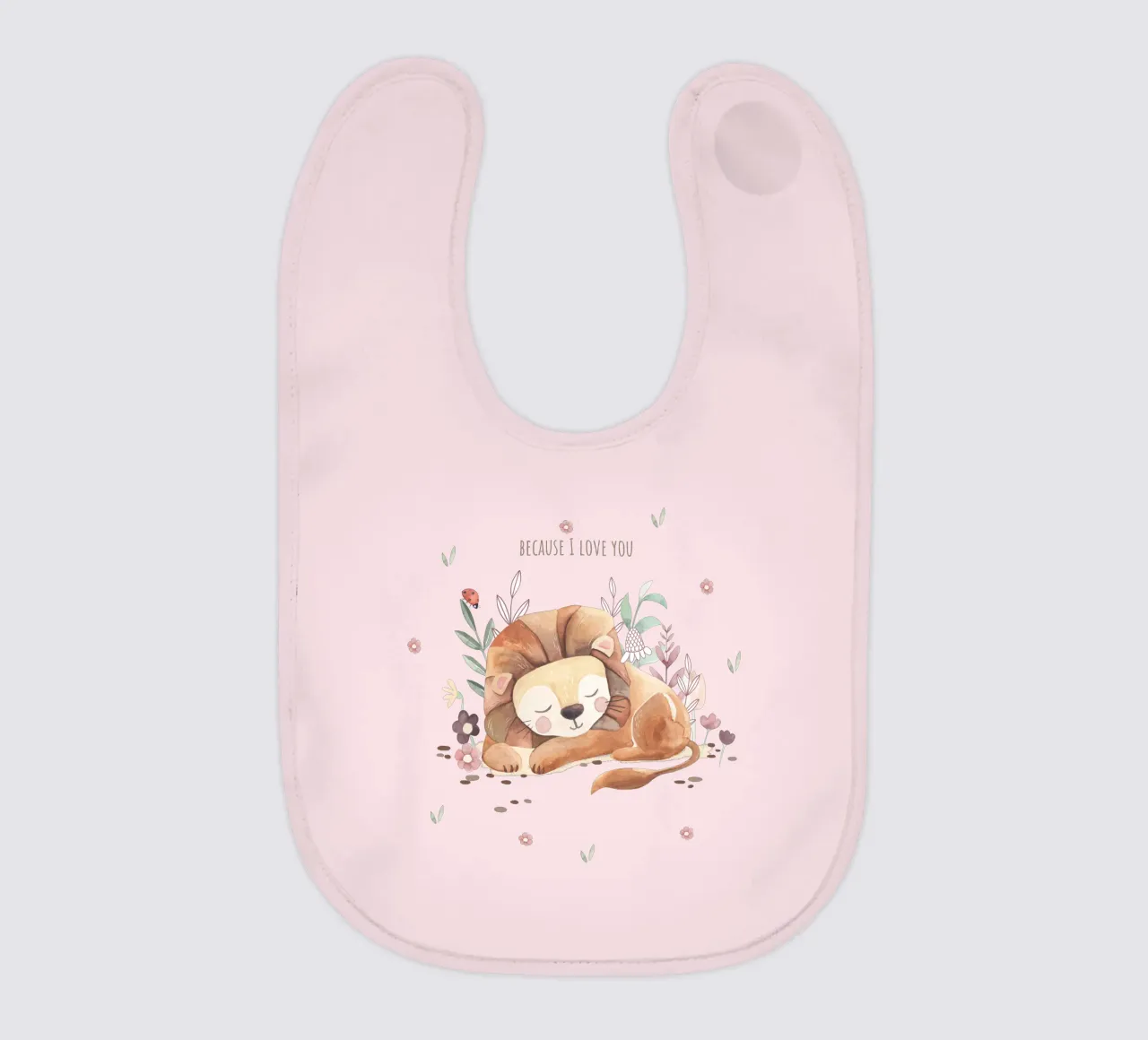 Little lion baby bib by Sabrina Ziegenhorn