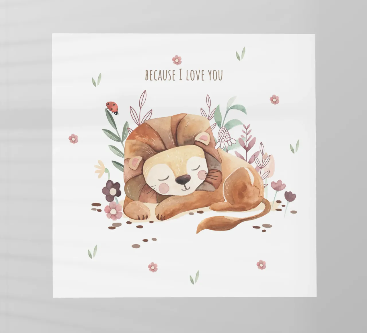 Piccolo leone pellicola backlit da Sabrina Ziegenhorn