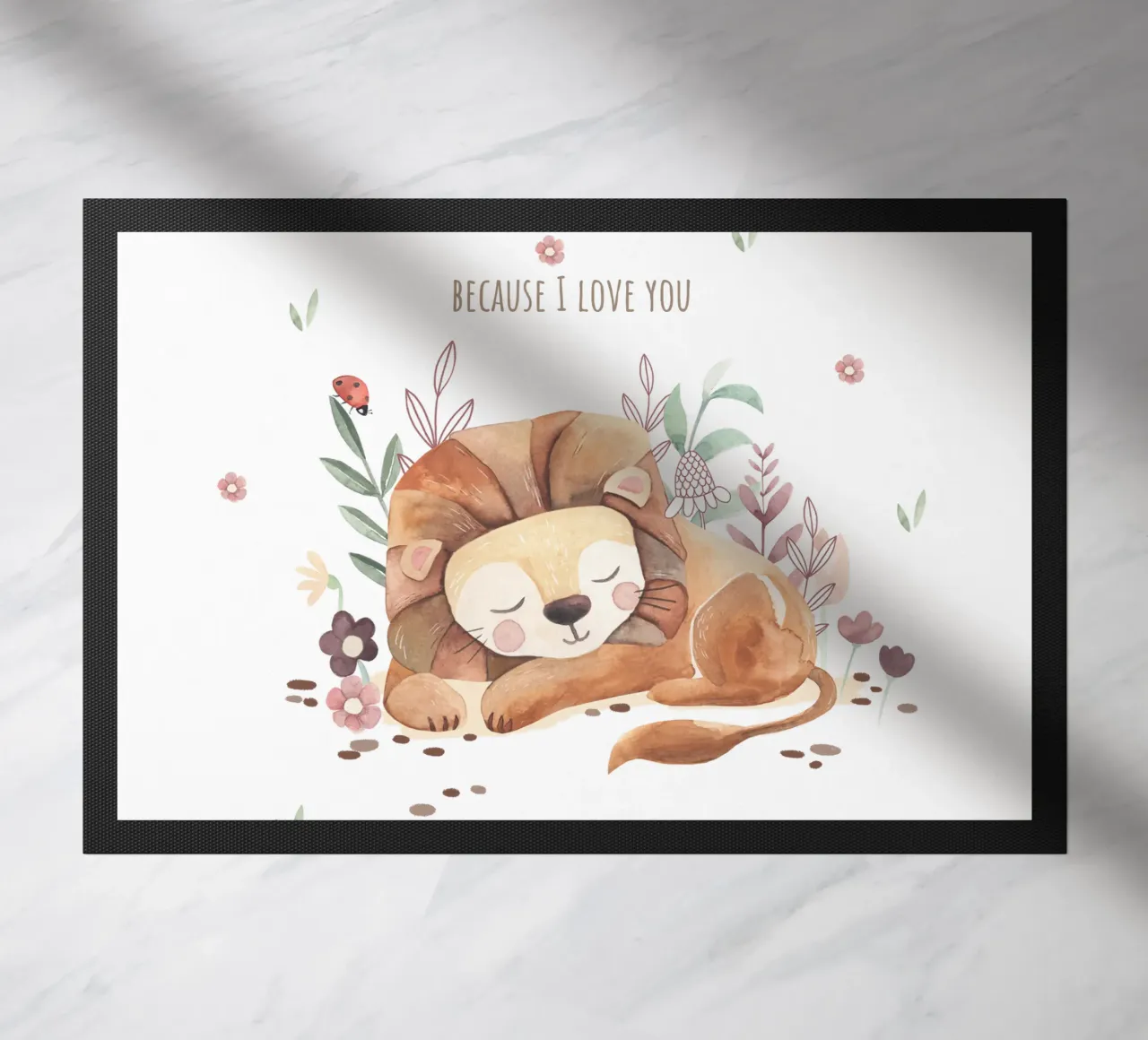 Piccolo leone zerbino da Sabrina Ziegenhorn