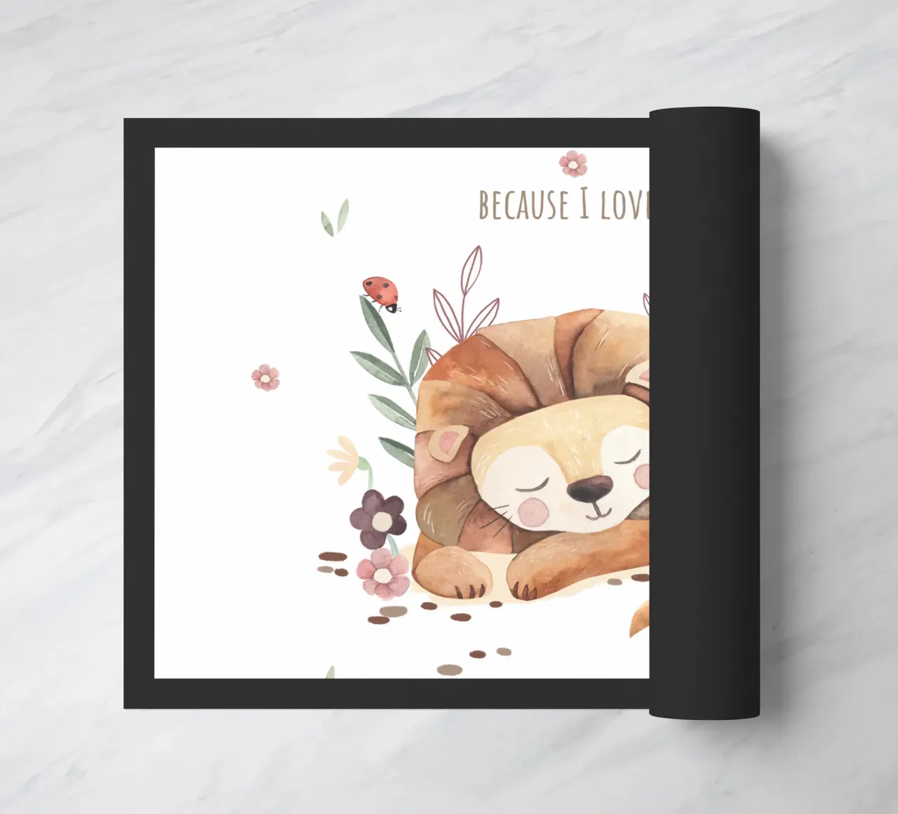 Piccolo leone zerbino da Sabrina Ziegenhorn