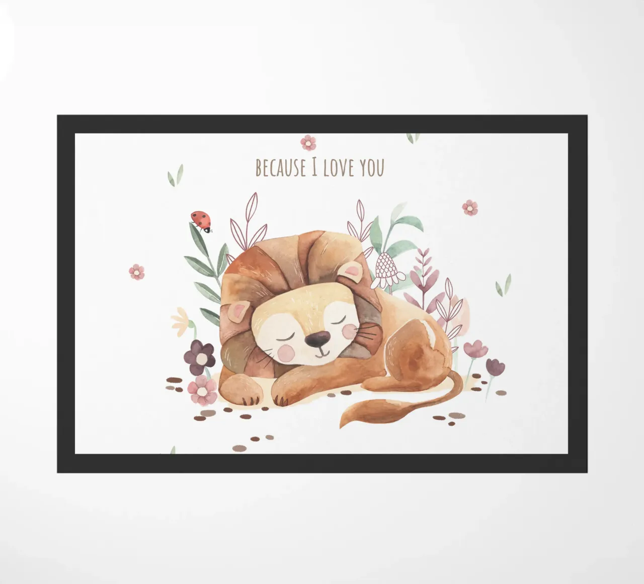 Piccolo leone zerbino da Sabrina Ziegenhorn