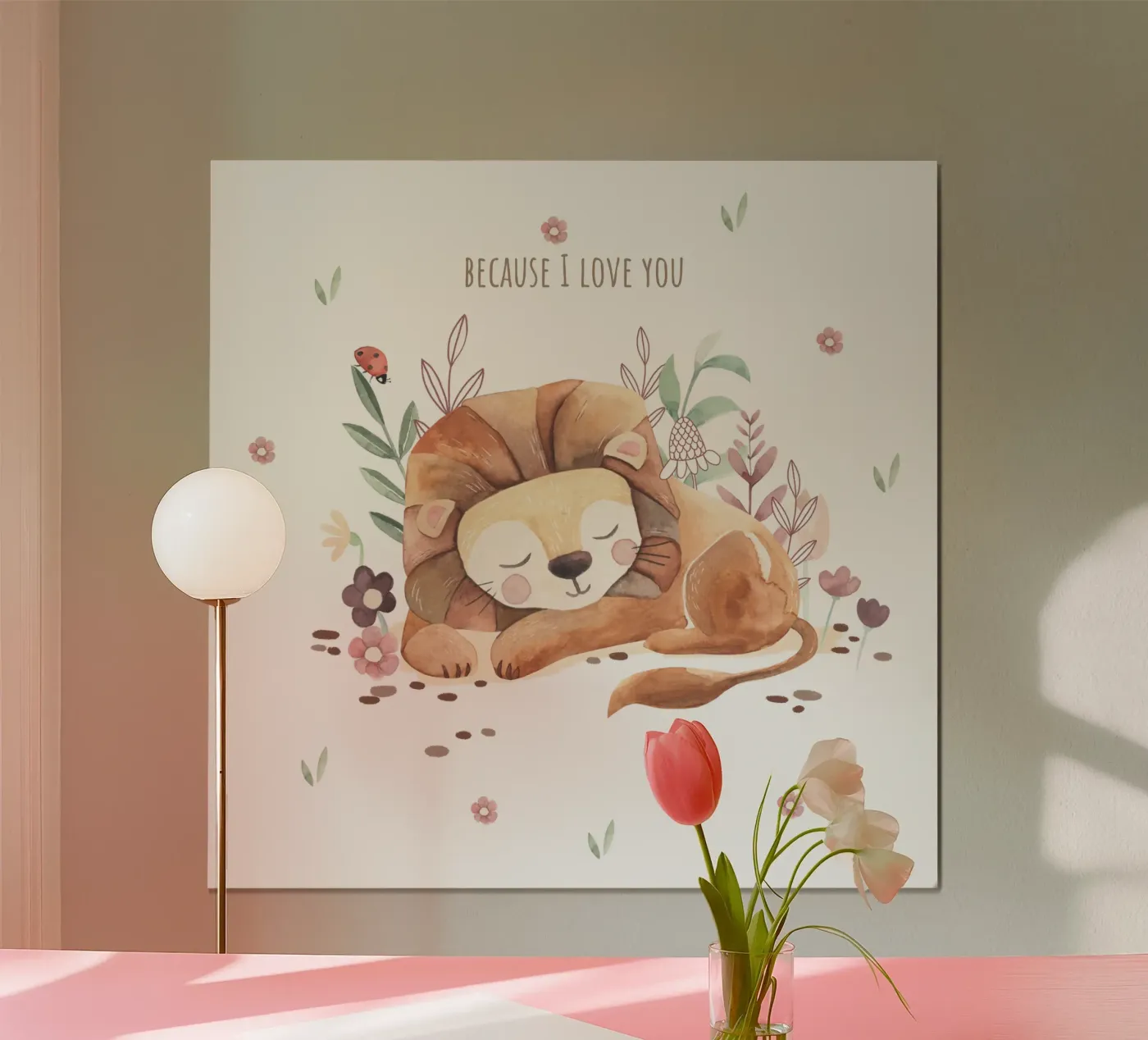 Kleiner Löwe Poster von Sabrina Ziegenhorn
