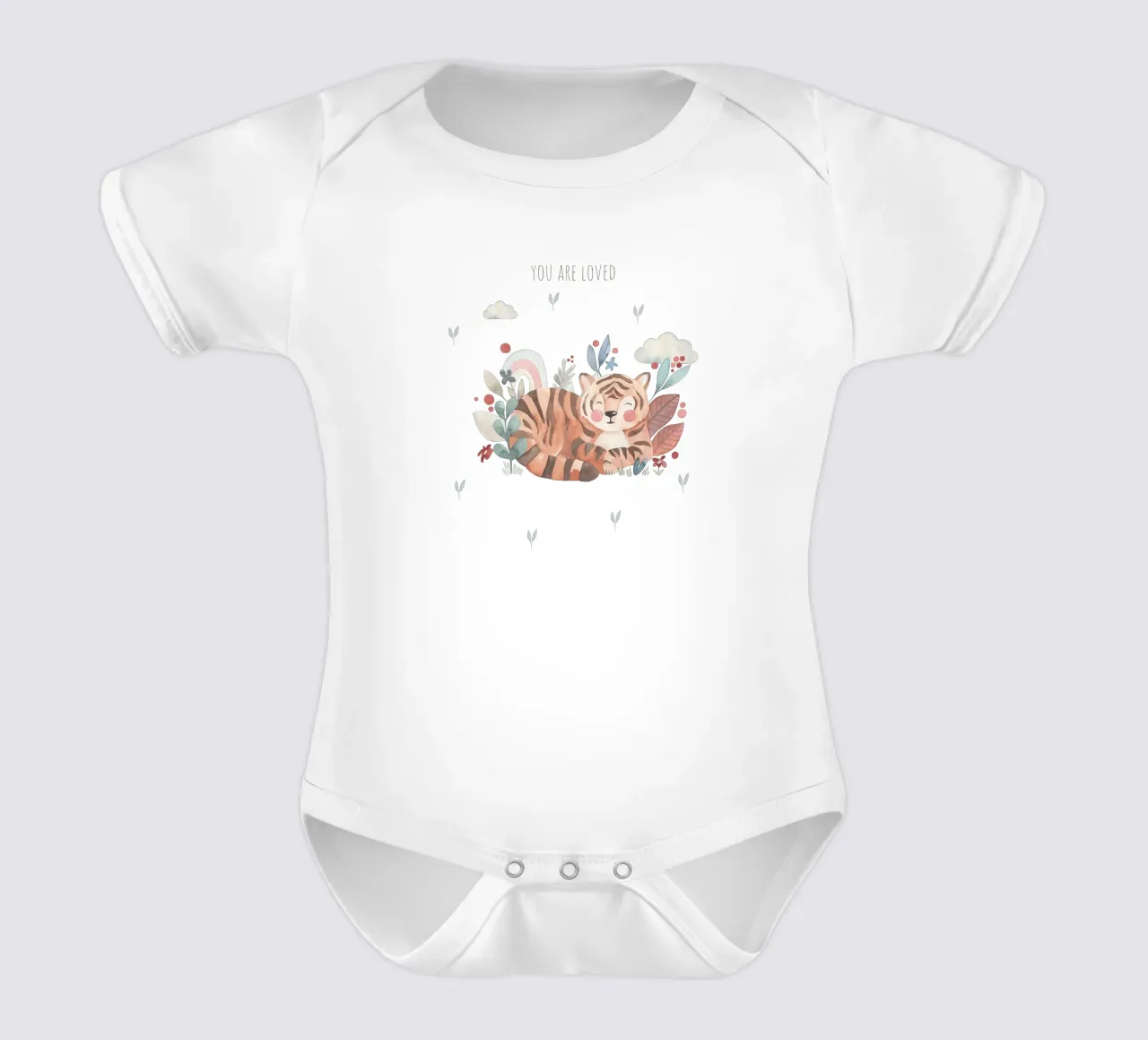 Tigre Lilly body neonato maniche corte da Sabrina Ziegenhorn