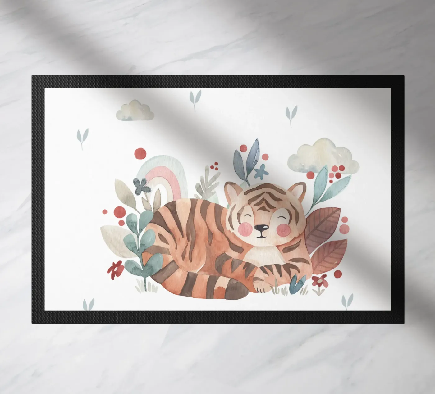 Tiger Lilly doormat by Sabrina Ziegenhorn