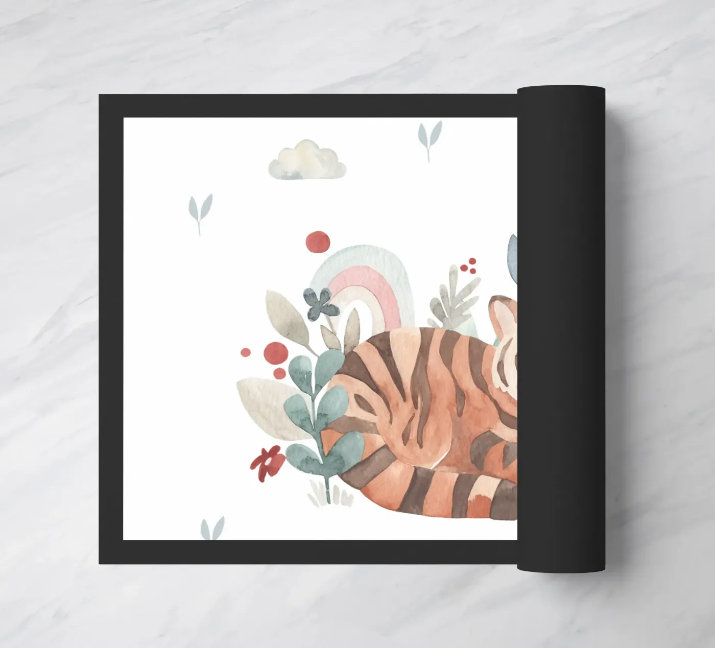 Tiger Lilly doormat by Sabrina Ziegenhorn