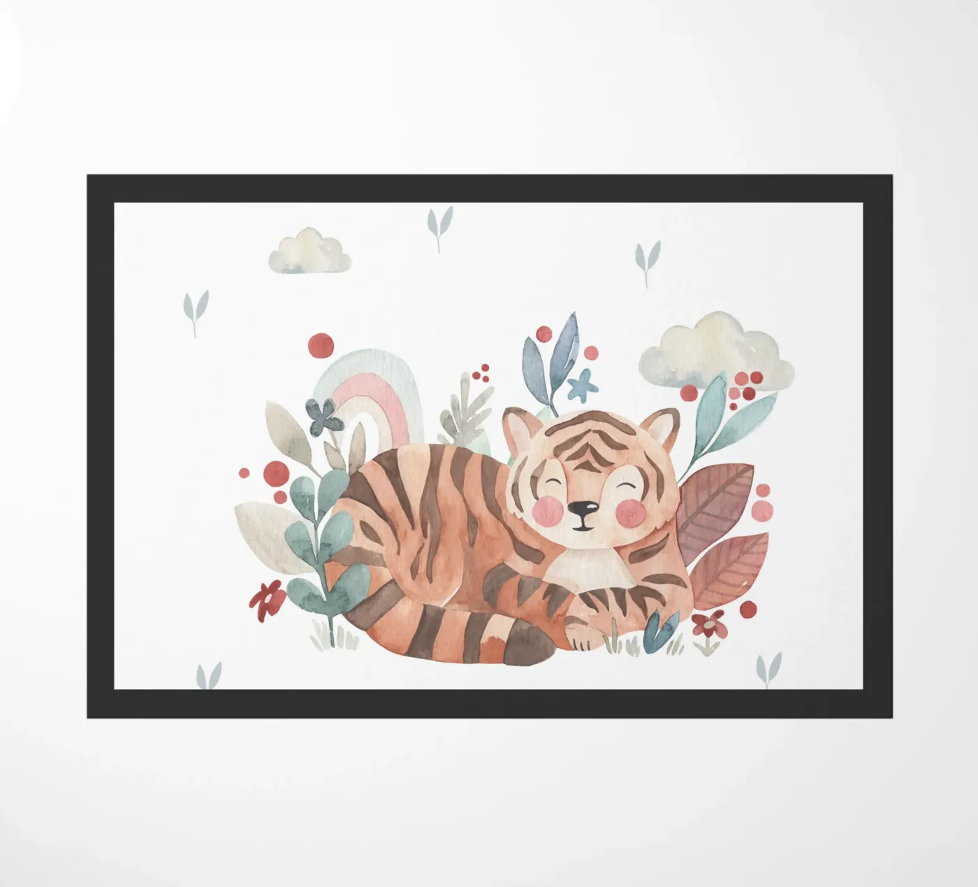 Tiger Lilly doormat by Sabrina Ziegenhorn