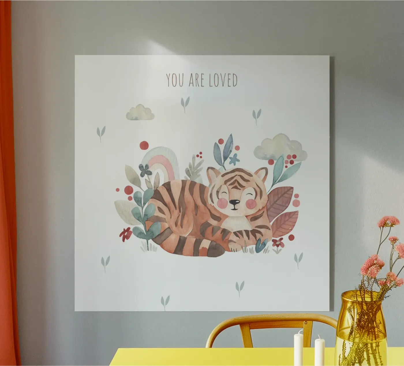 Tiger Lilly Acryl-Glas von Sabrina Ziegenhorn