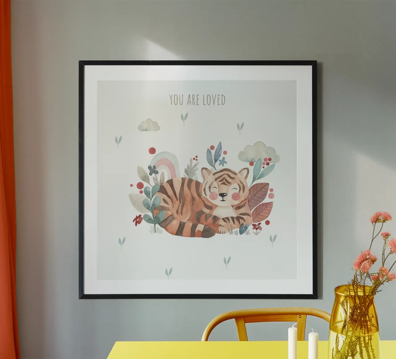 Tigre Lilly carta hahnemühle da Sabrina Ziegenhorn