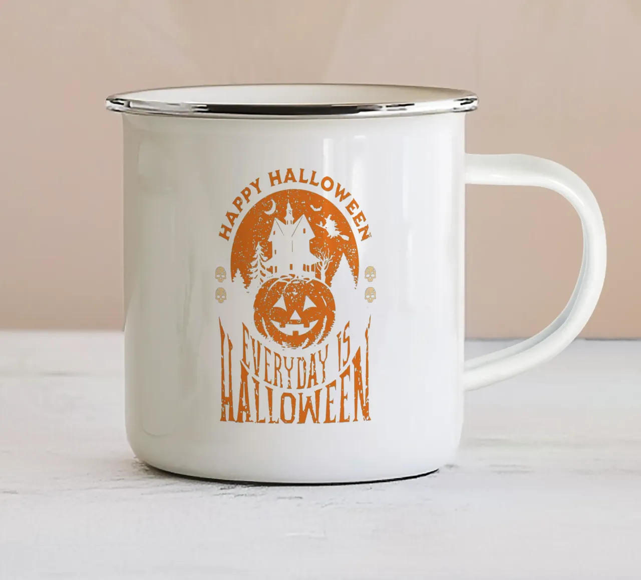Buon Halloween tazza in smalto da Gunawan Rb