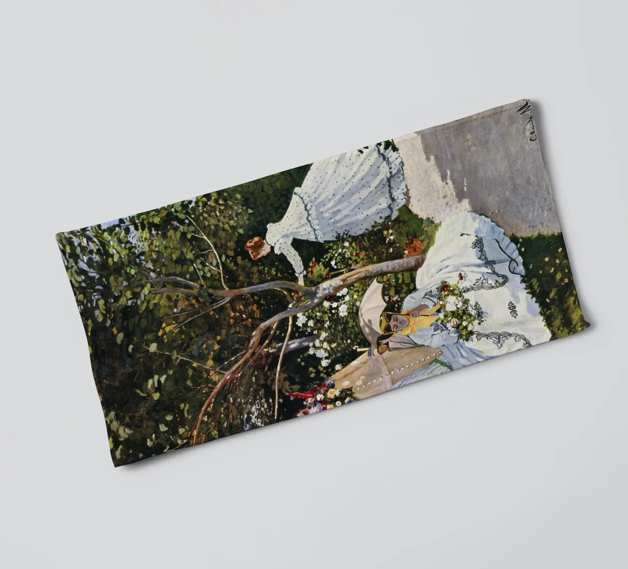 Claude Monet - Donne in giardino asciugamano da bagno da William Store