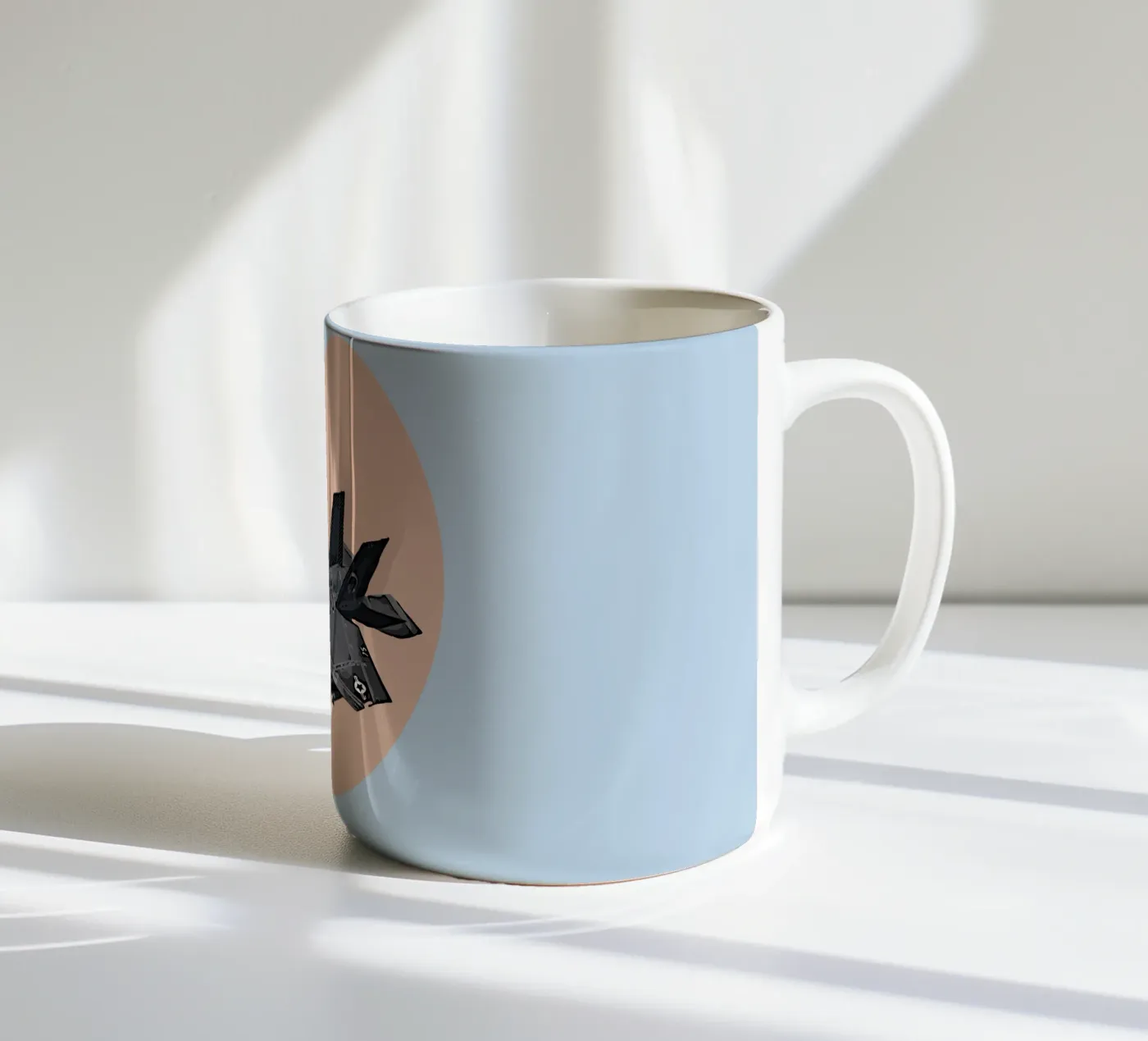 F35C Lightning ceramic mug by Gunawan Rb