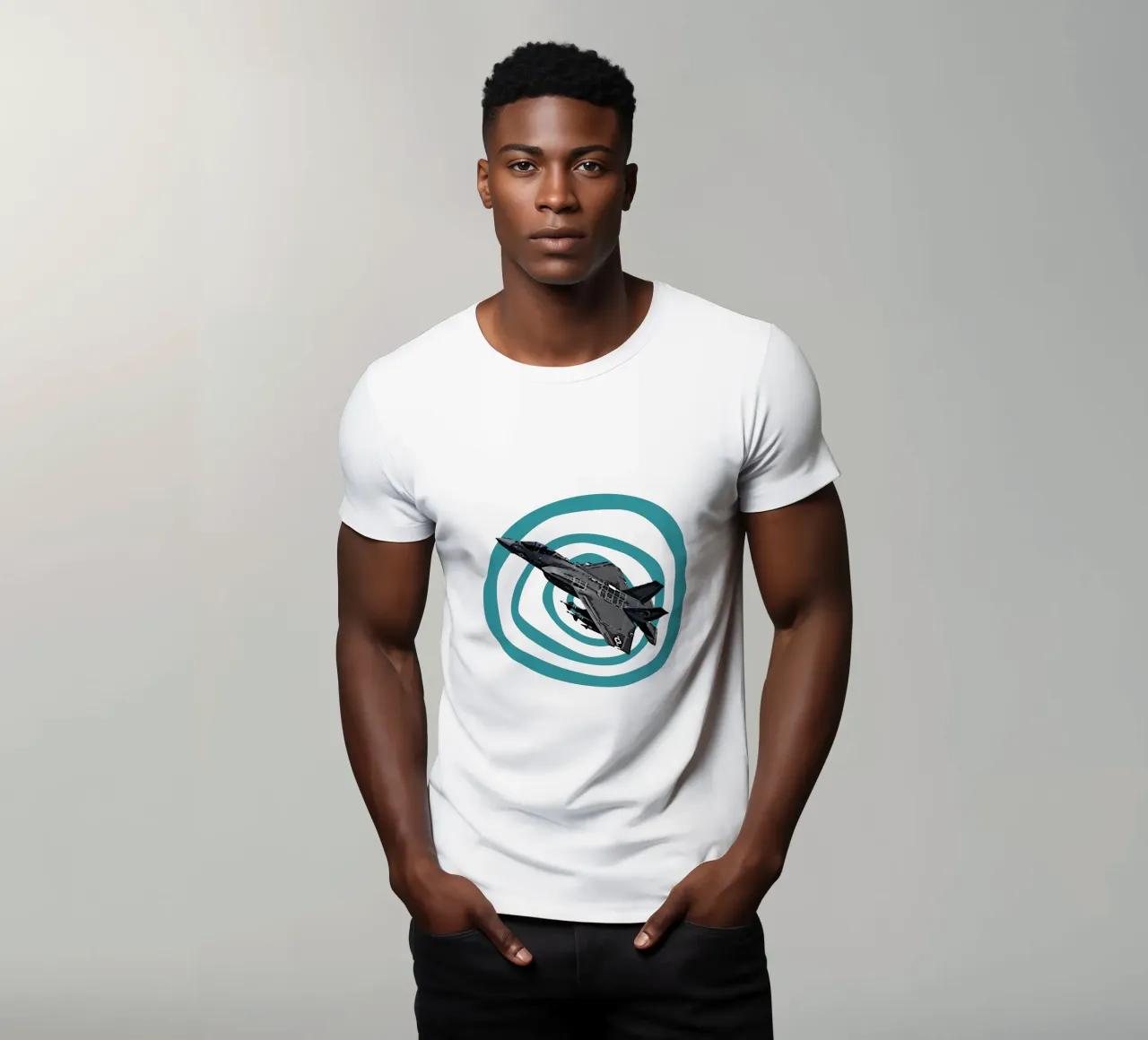 F35C Lightning II t-shirt by Gunawan Rb