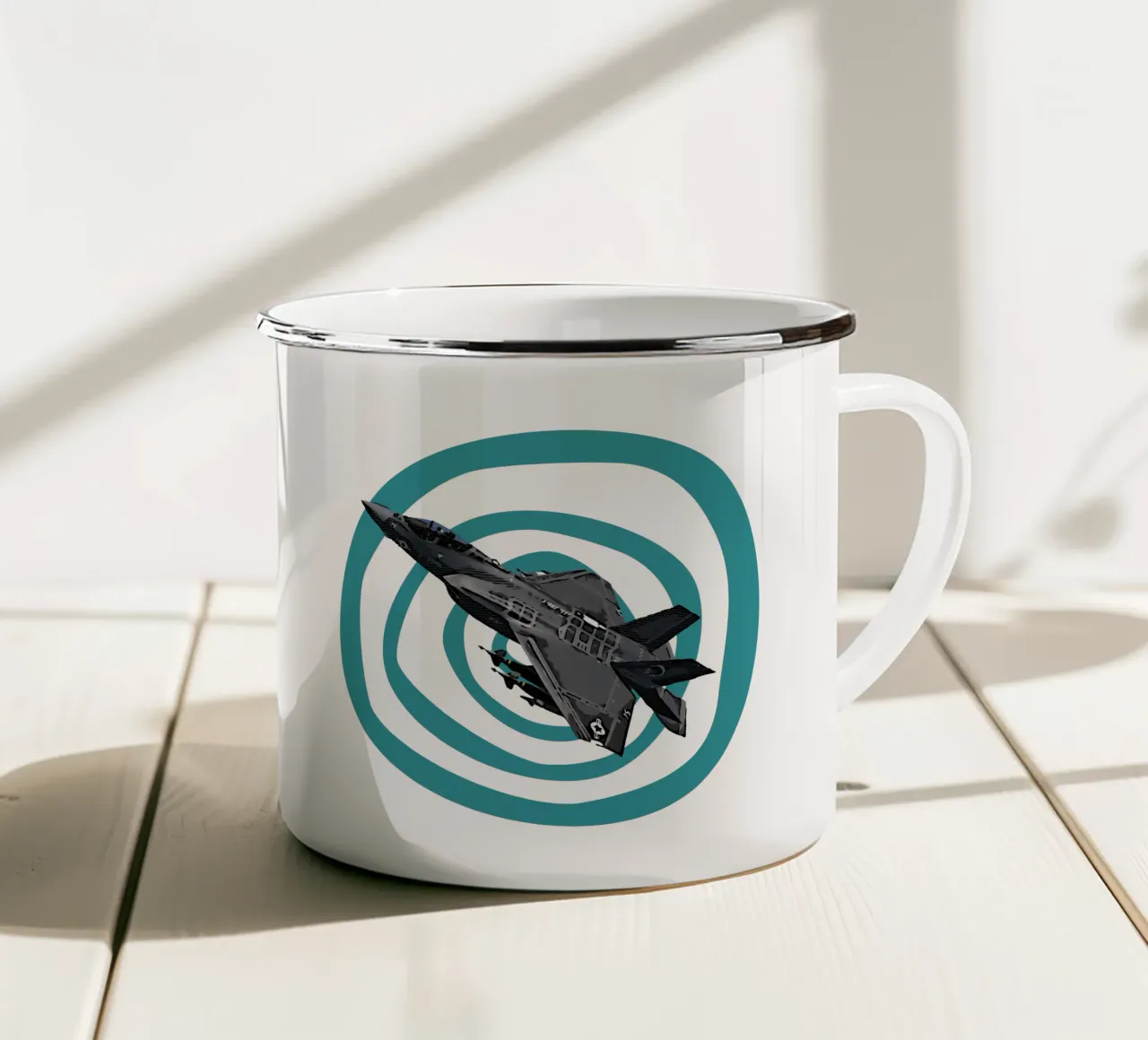 F35C Lightning II tazza in smalto da Gunawan Rb