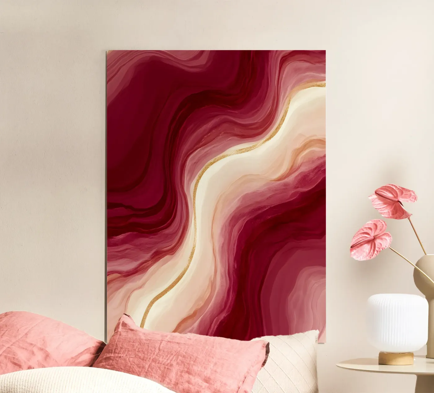 Burgundy Flow poster da Colormenta