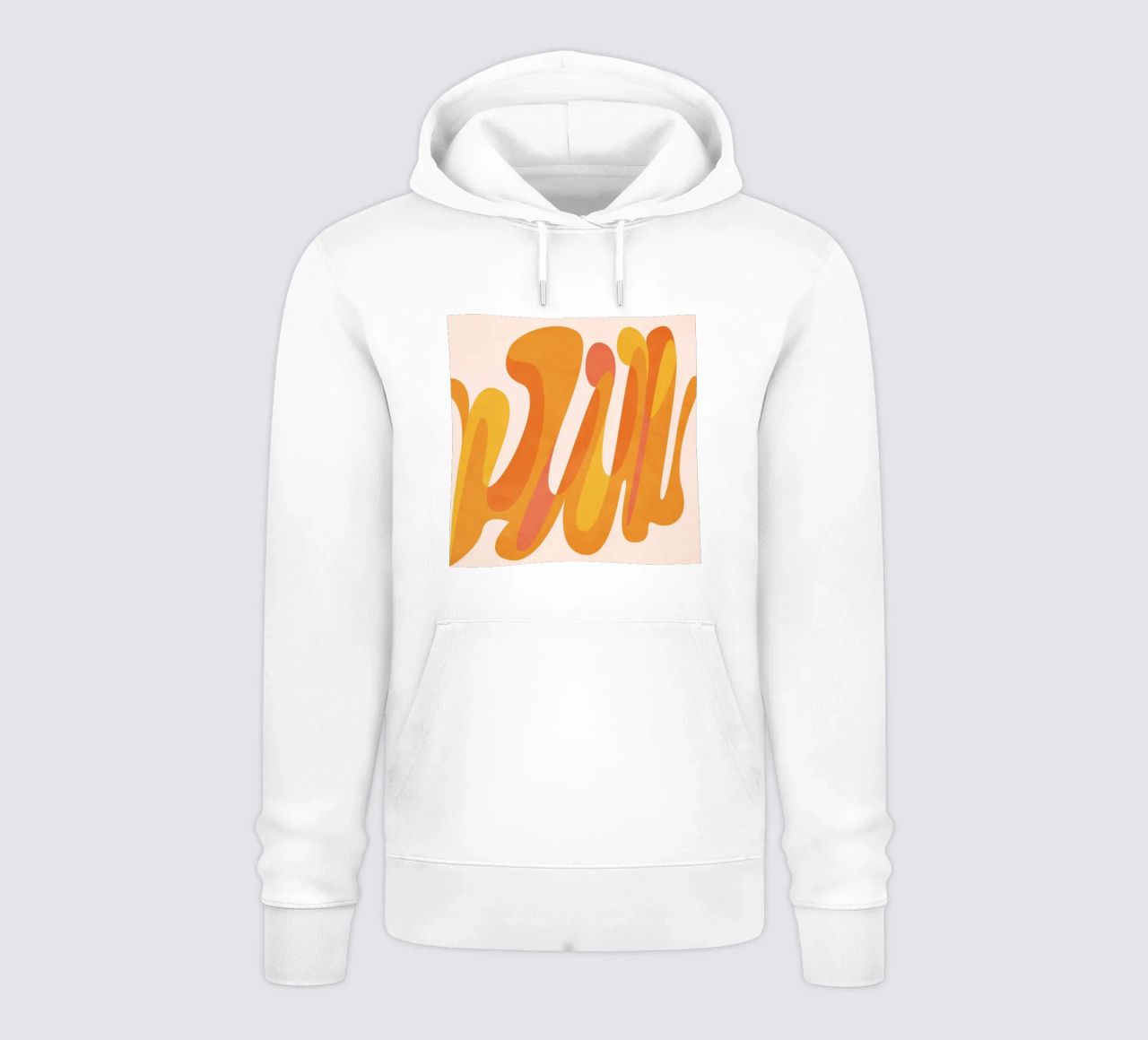 Orange Game felpa con cappuccio da lovely lines