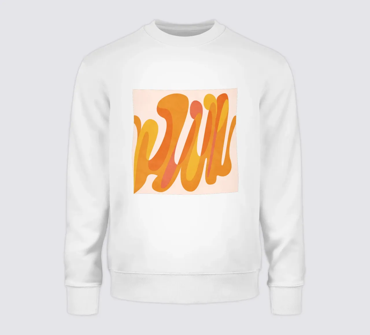 Orange Game sweatshirt van Abstract 888
