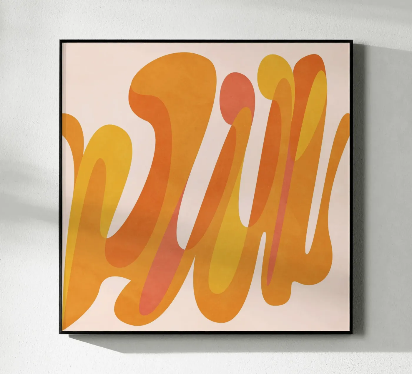 Orange Game acrylic glass by Abstract Joy