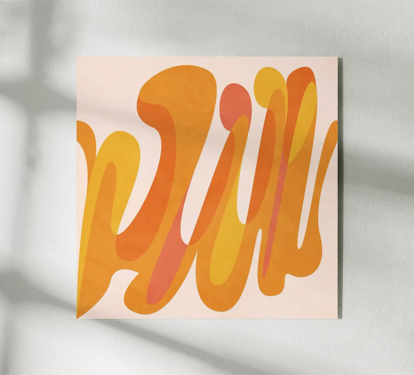 Orange Game plexiglass da Abstract Joy